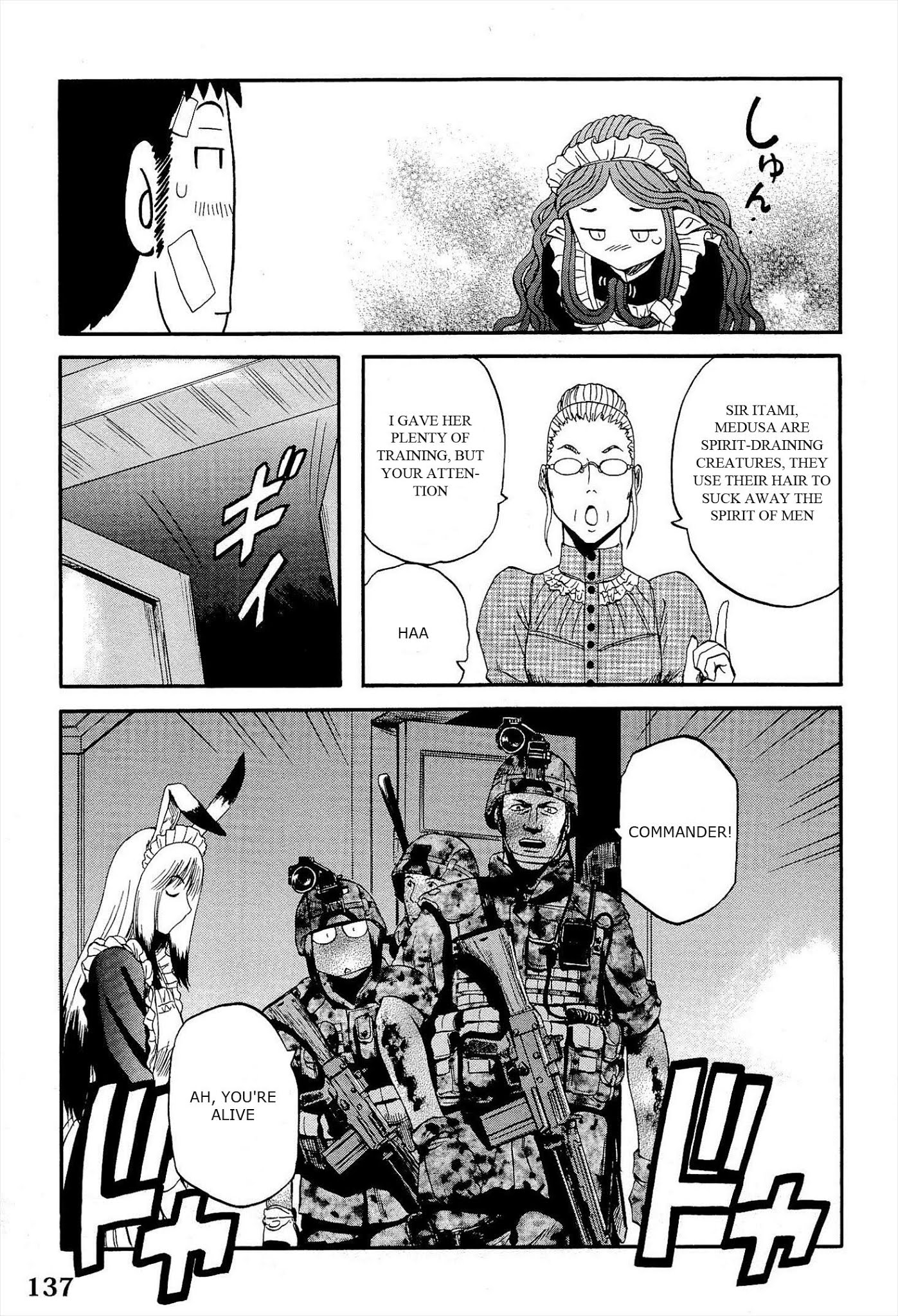 Gate - Jietai Kare no Chi nite, Kaku Tatakeri Chapter 14 page 15 - Chapter 14: At Formal Mansion