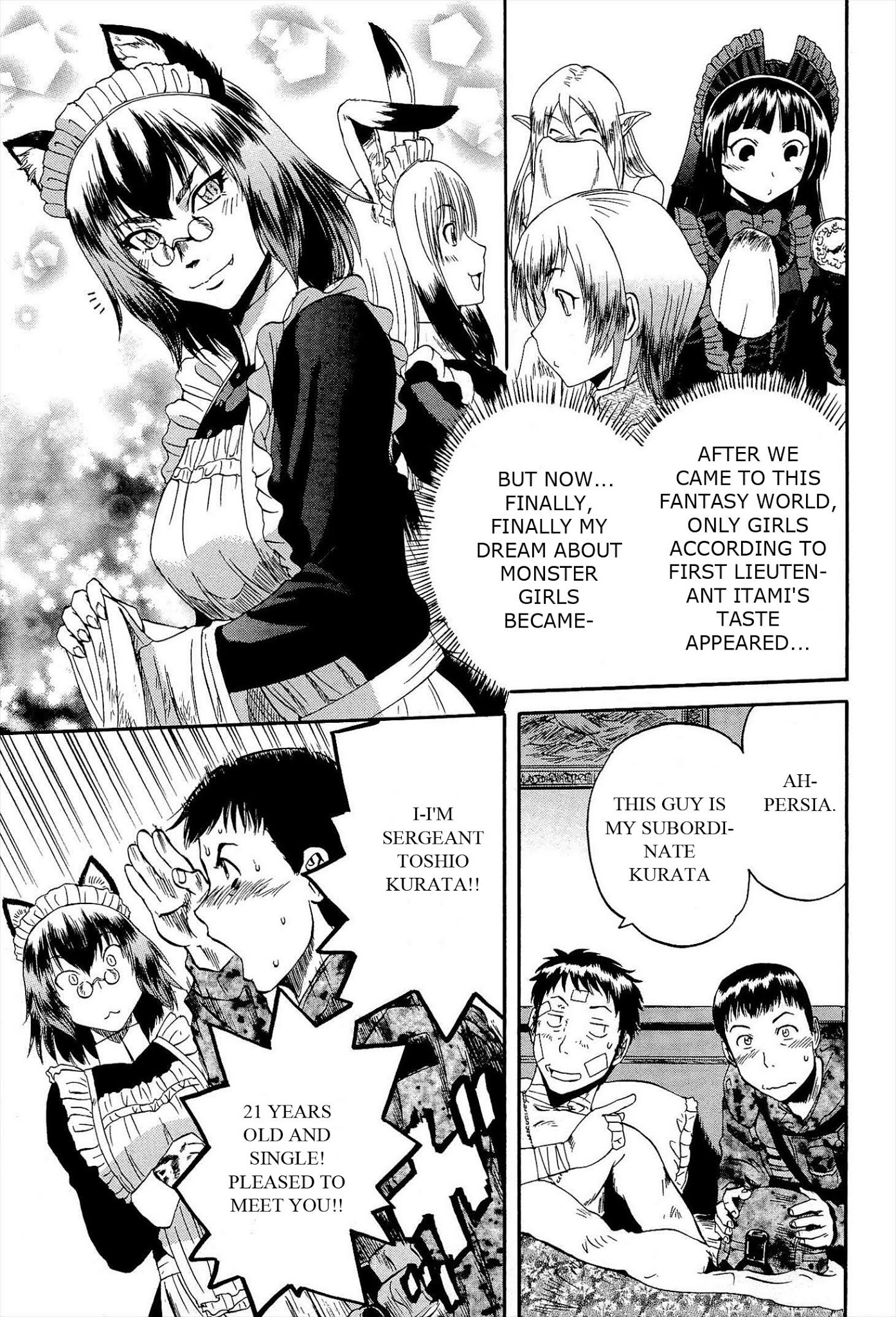 Gate - Jietai Kare no Chi nite, Kaku Tatakeri Chapter 14 page 21 - Chapter 14: At Formal Mansion
