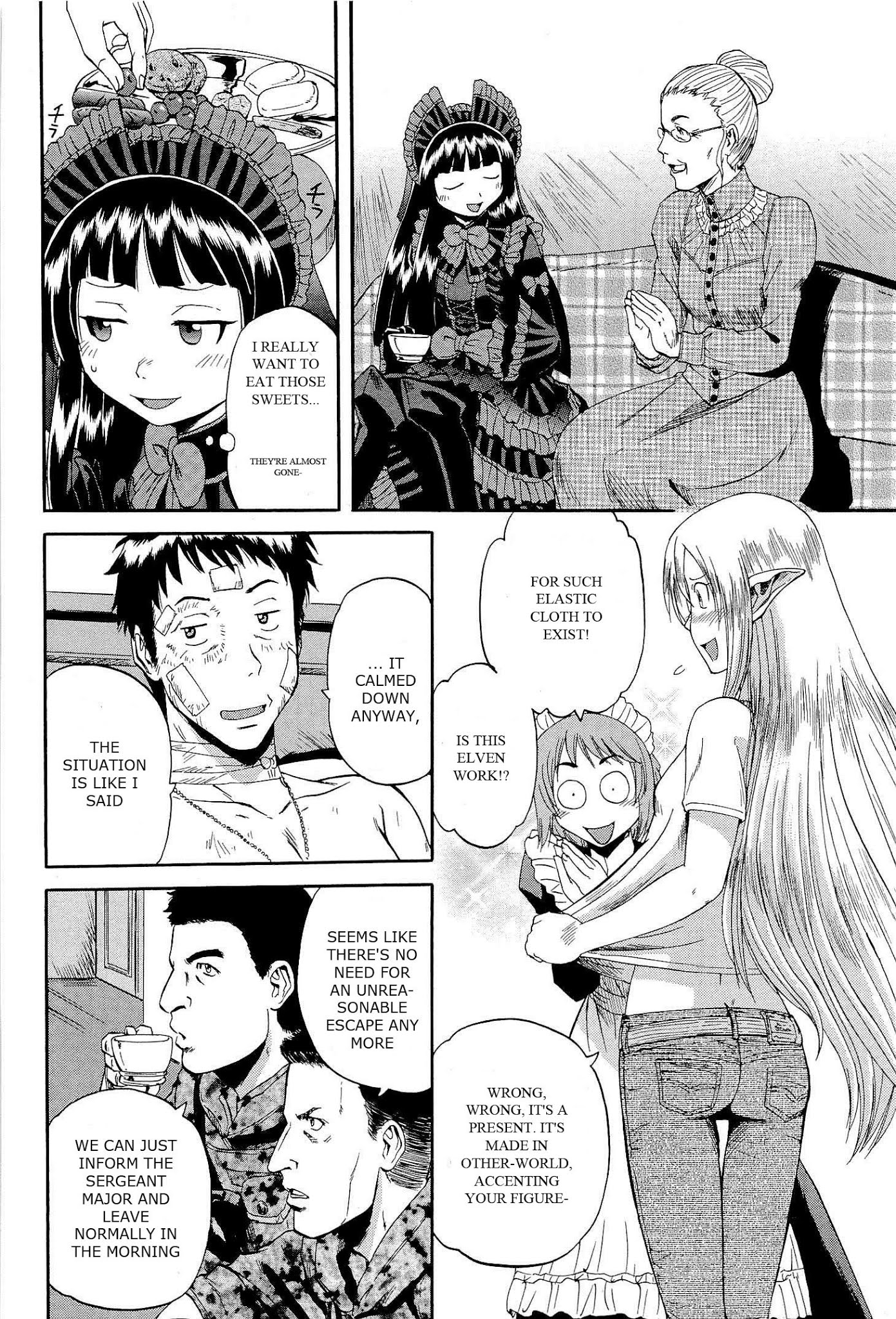 Gate - Jietai Kare no Chi nite, Kaku Tatakeri Chapter 14 page 24 - Chapter 14: At Formal Mansion
