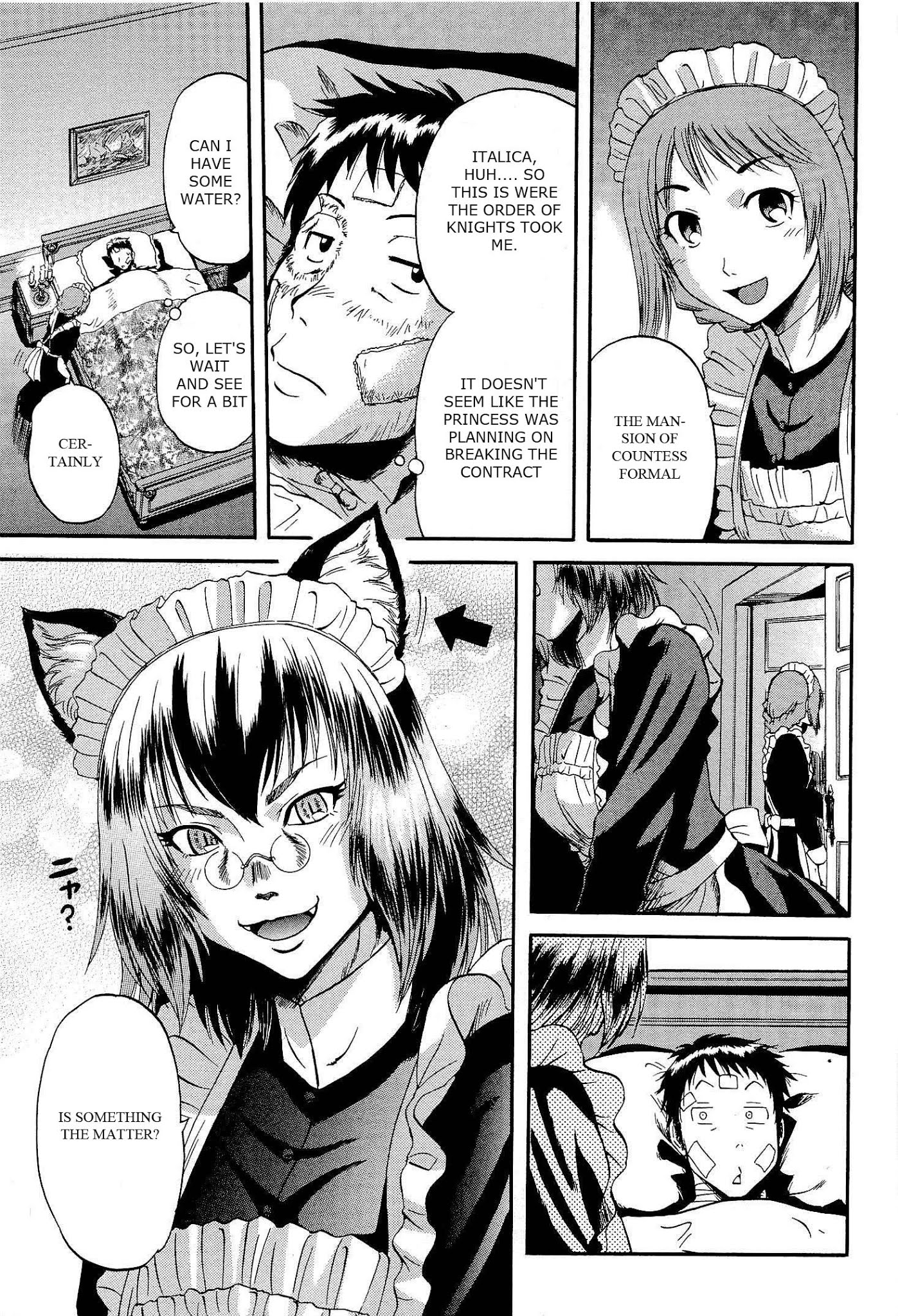 Gate - Jietai Kare no Chi nite, Kaku Tatakeri Chapter 14 page 7 - Chapter 14: At Formal Mansion