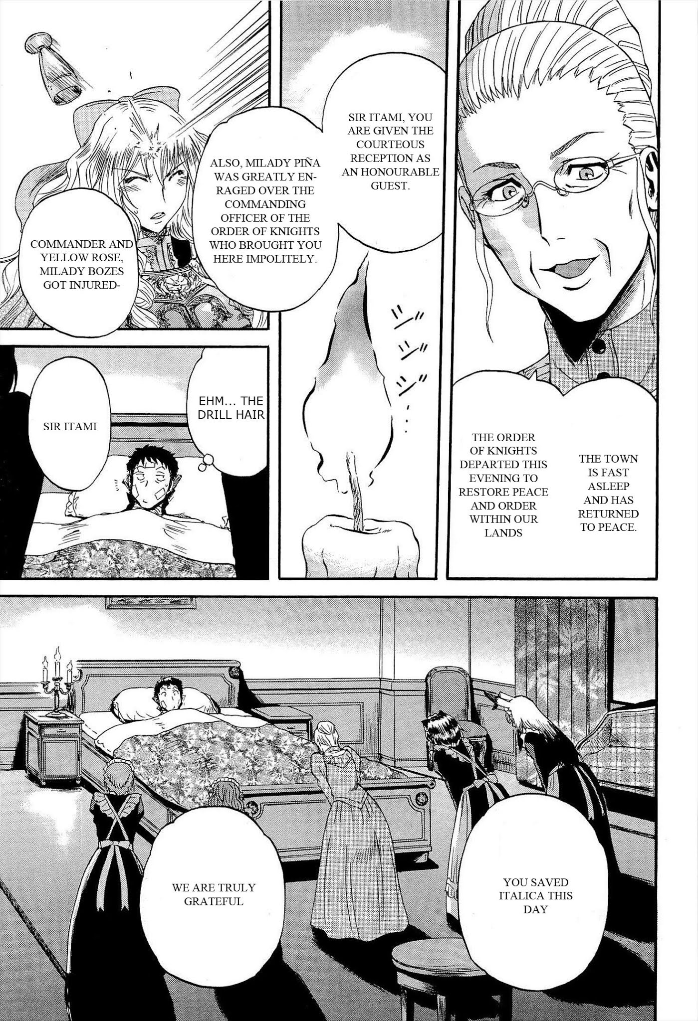Gate - Jietai Kare no Chi nite, Kaku Tatakeri Chapter 14 page 9 - Chapter 14: At Formal Mansion