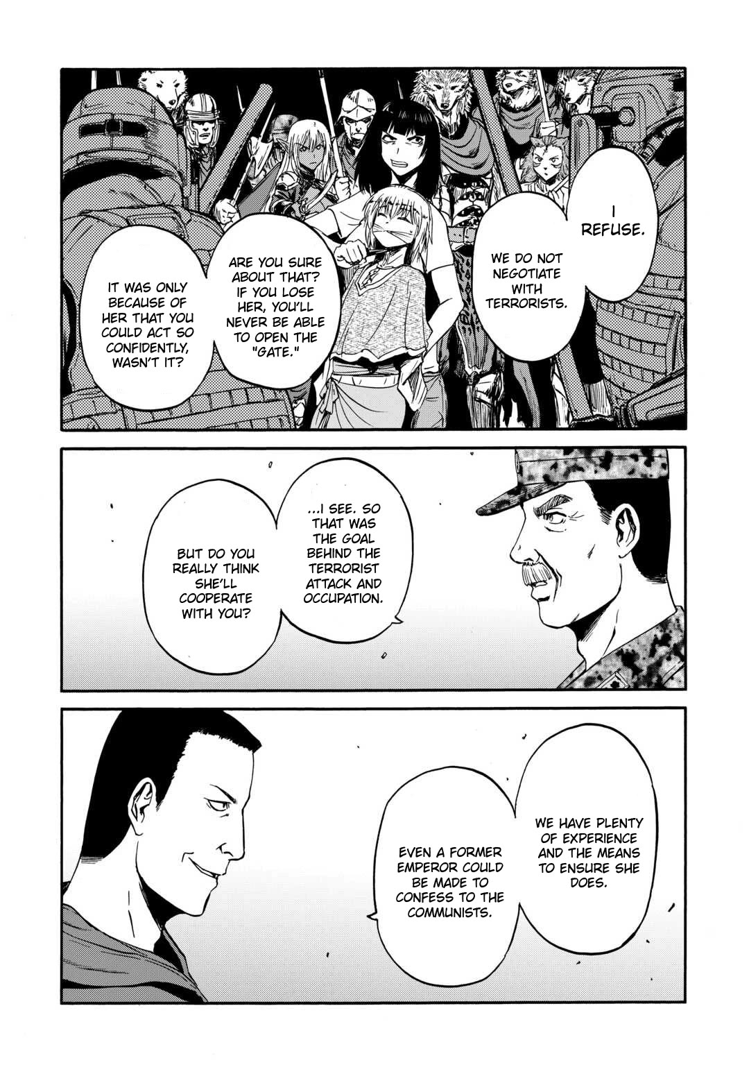 Gate - Jietai Kare no Chi nite, Kaku Tatakeri Chapter 140 page 13 - Chapter 140