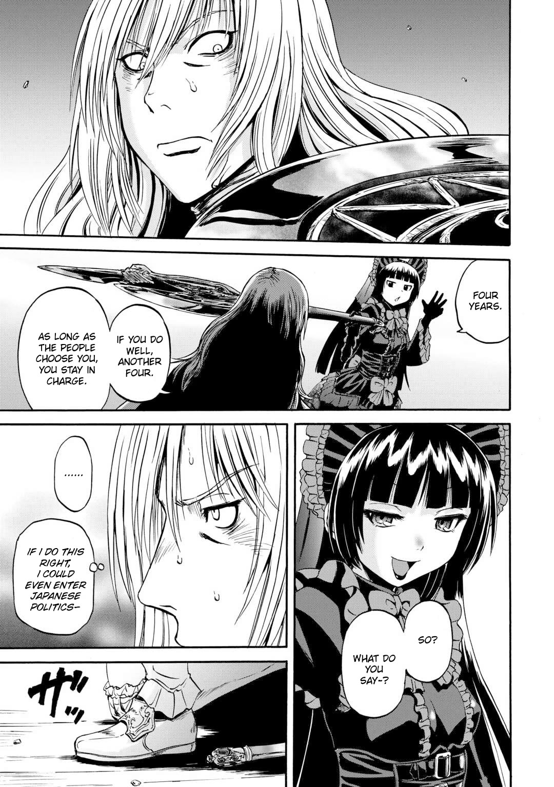 Gate - Jietai Kare no Chi nite, Kaku Tatakeri Chapter 140 page 38 - Chapter 140