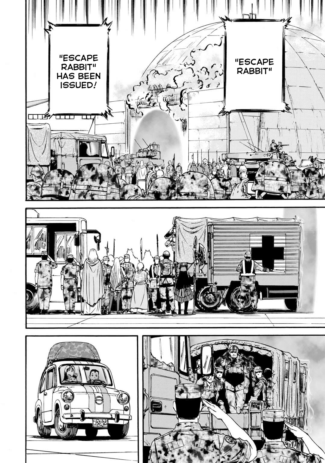Gate - Jietai Kare no Chi nite, Kaku Tatakeri Chapter 142 page 11 - Chapter 142