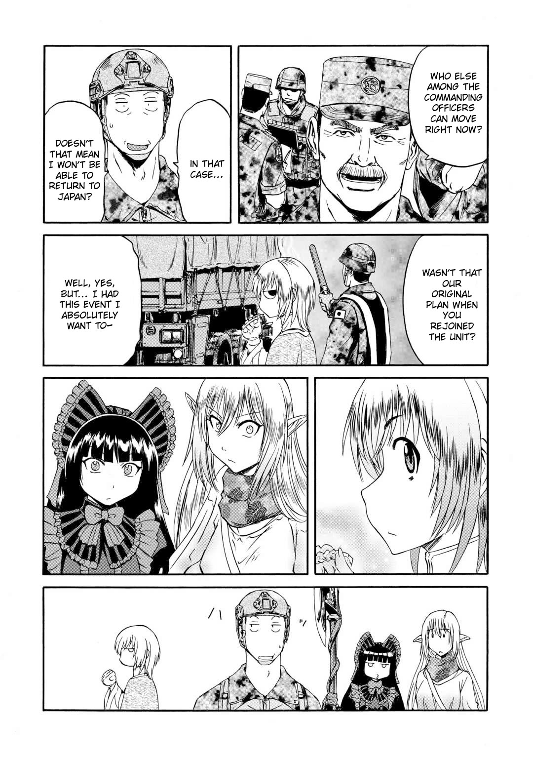 Gate - Jietai Kare no Chi nite, Kaku Tatakeri Chapter 142 page 13 - Chapter 142