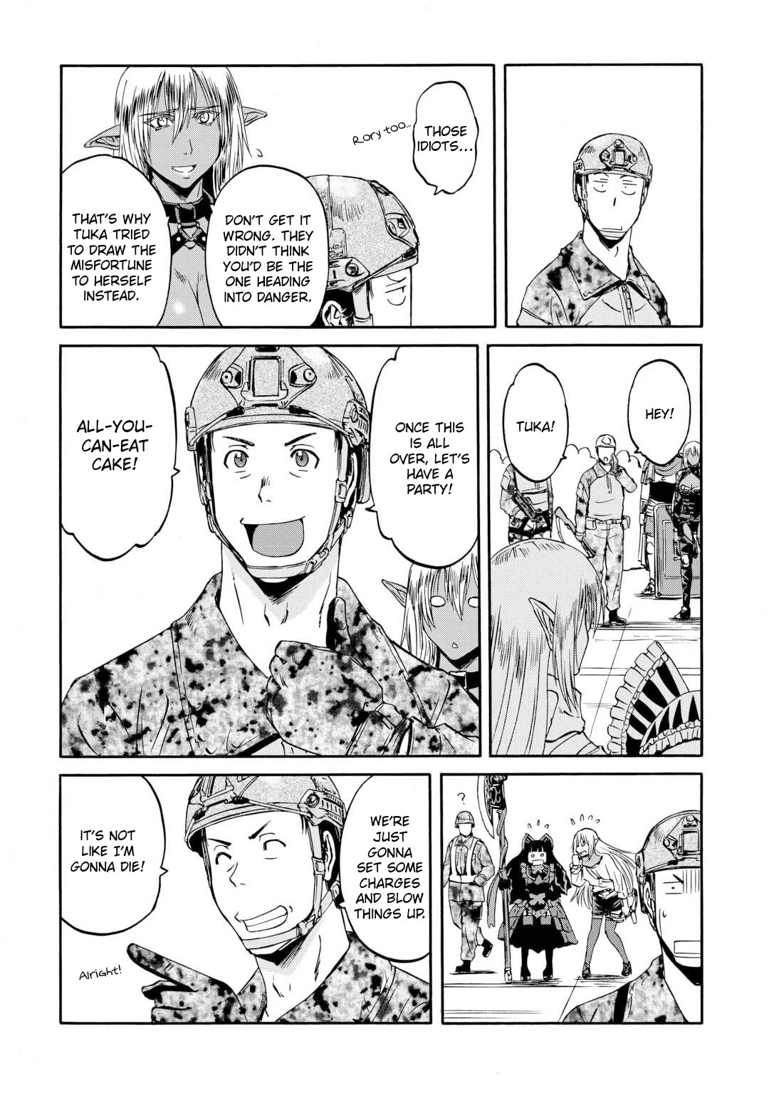 Gate - Jietai Kare no Chi nite, Kaku Tatakeri Chapter 142 page 17 - Chapter 142