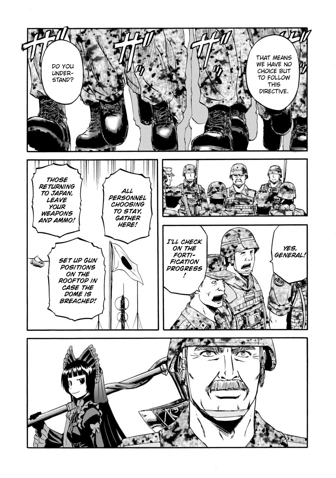 Gate - Jietai Kare no Chi nite, Kaku Tatakeri Chapter 142 page 21 - Chapter 142