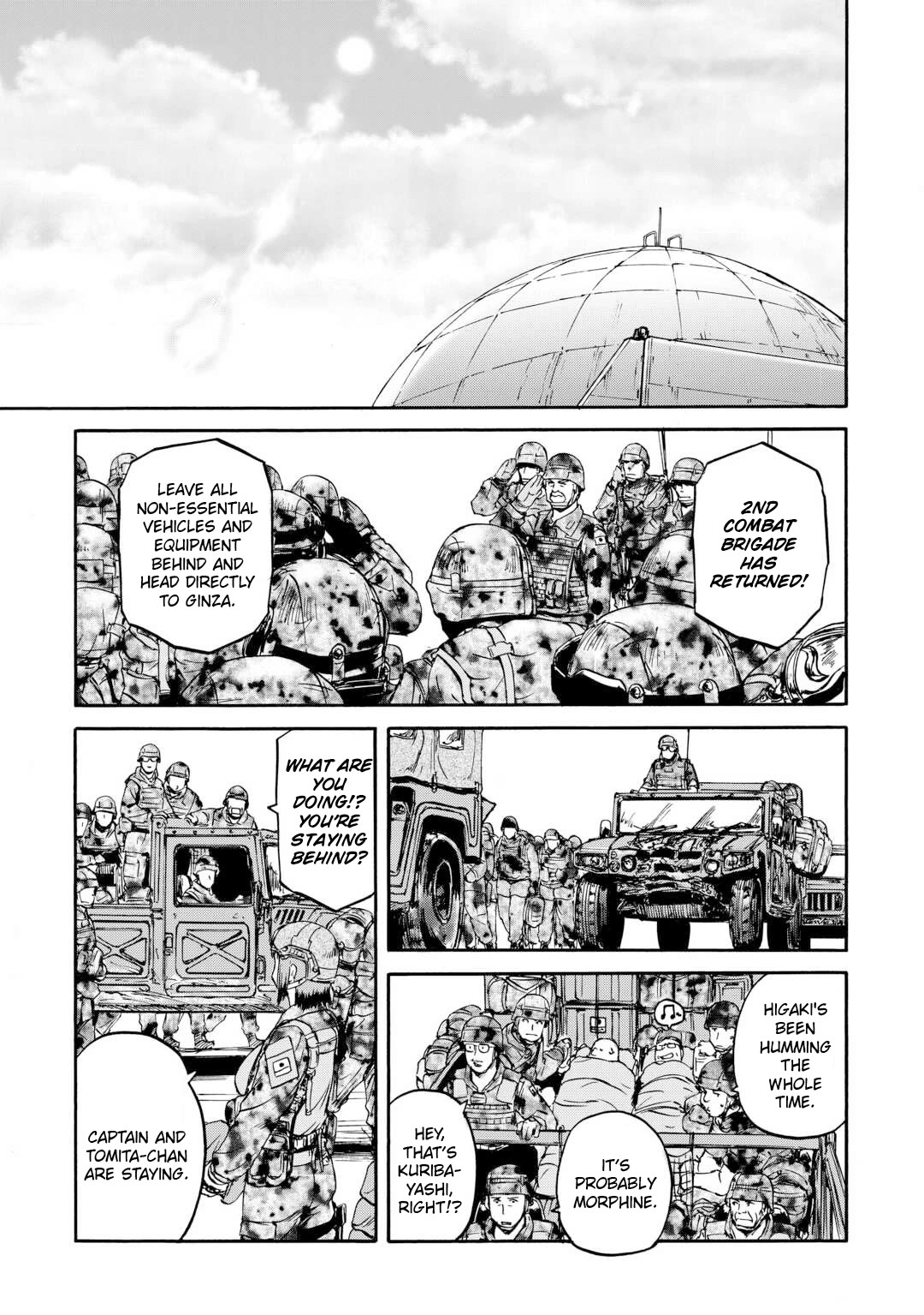 Gate - Jietai Kare no Chi nite, Kaku Tatakeri Chapter 142 page 22 - Chapter 142