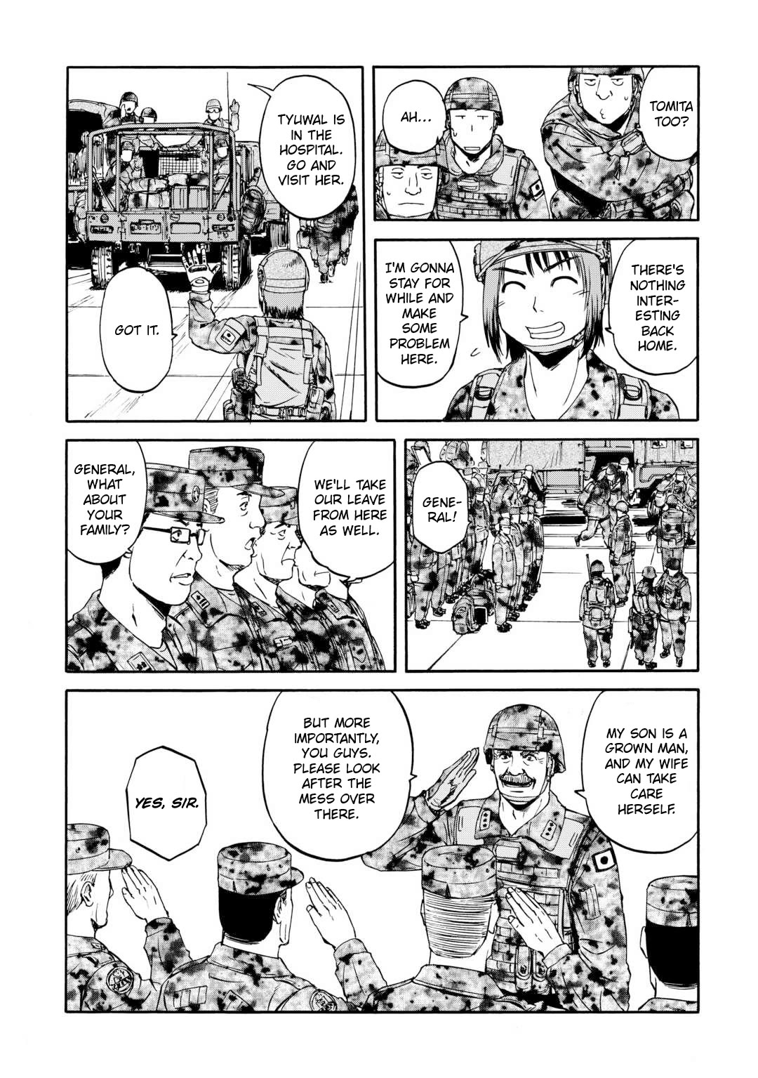 Gate - Jietai Kare no Chi nite, Kaku Tatakeri Chapter 142 page 23 - Chapter 142