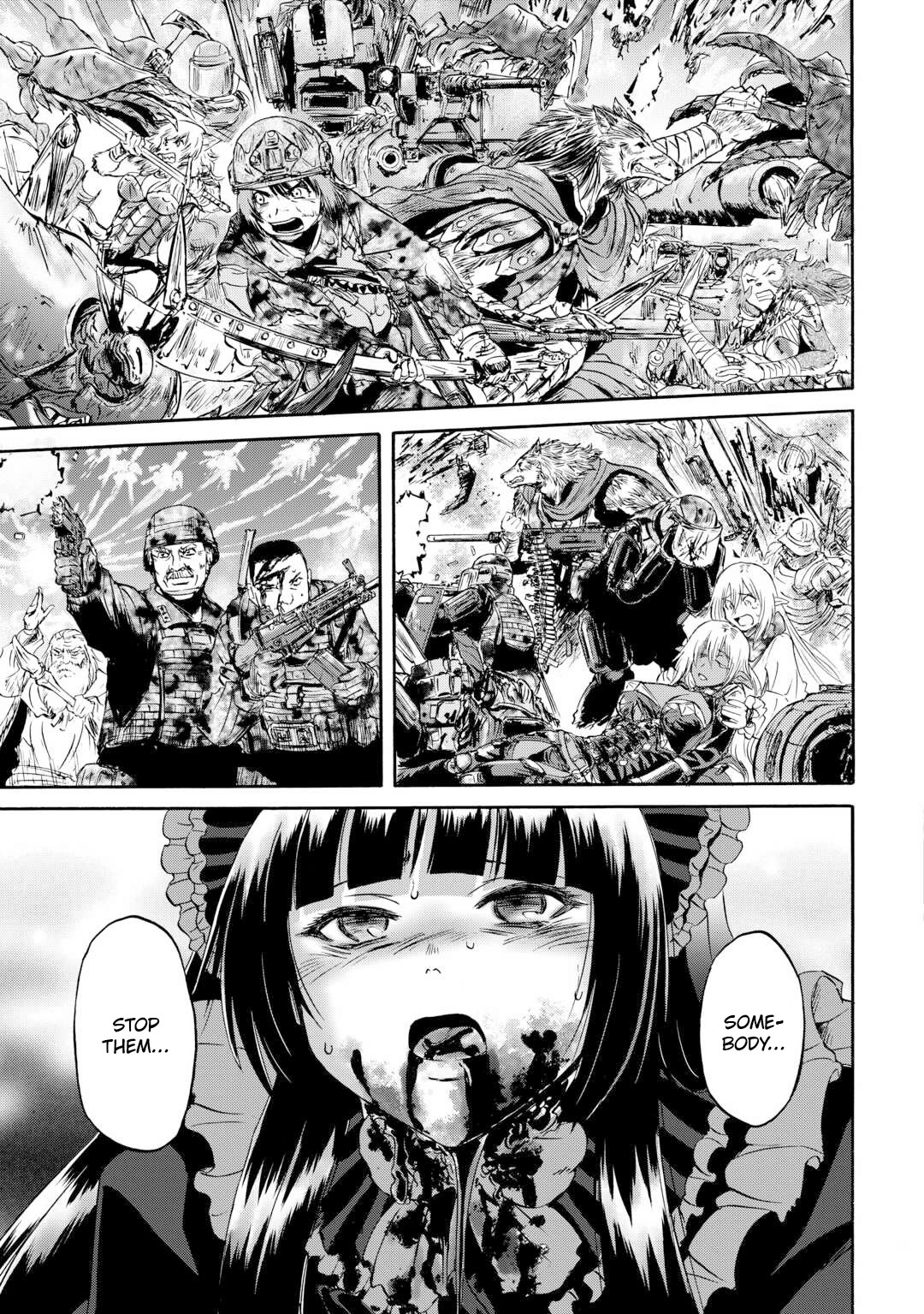 Gate - Jietai Kare no Chi nite, Kaku Tatakeri Chapter 143.1 page 19 - Chapter 143.1