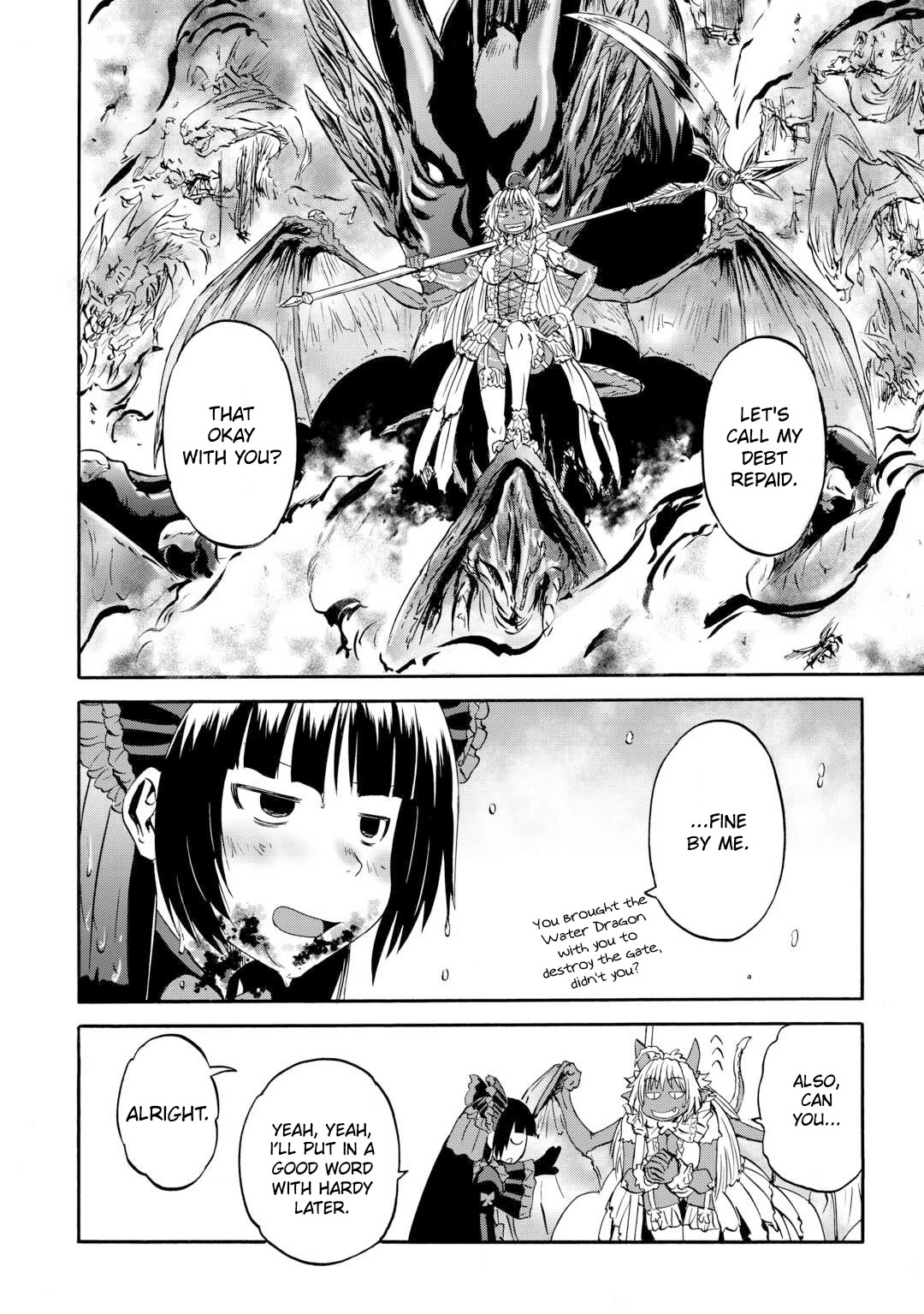 Gate - Jietai Kare no Chi nite, Kaku Tatakeri Chapter 143.1 page 27 - Chapter 143.1