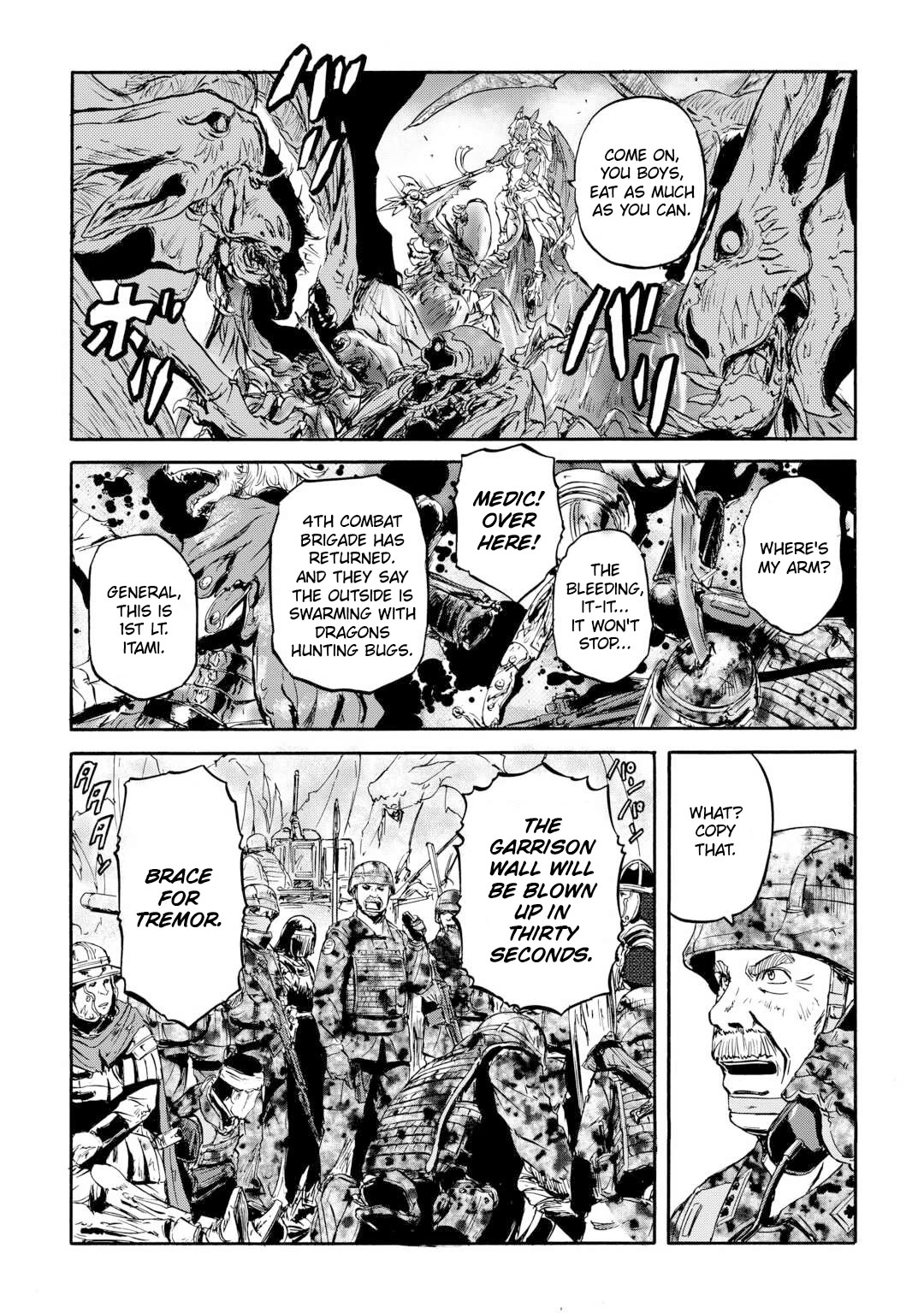 Gate - Jietai Kare no Chi nite, Kaku Tatakeri Chapter 143.1 page 28 - Chapter 143.1