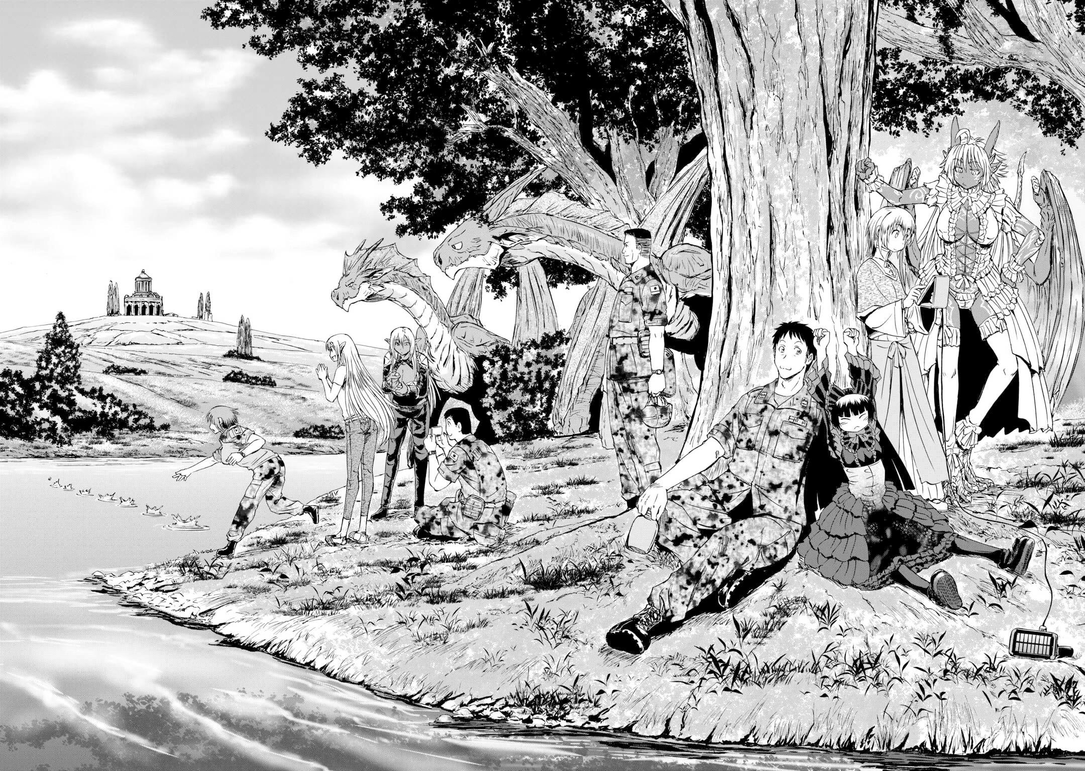 Gate - Jietai Kare no Chi nite, Kaku Tatakeri Chapter 143.2 page 56 - Chapter 143.2 [END]
