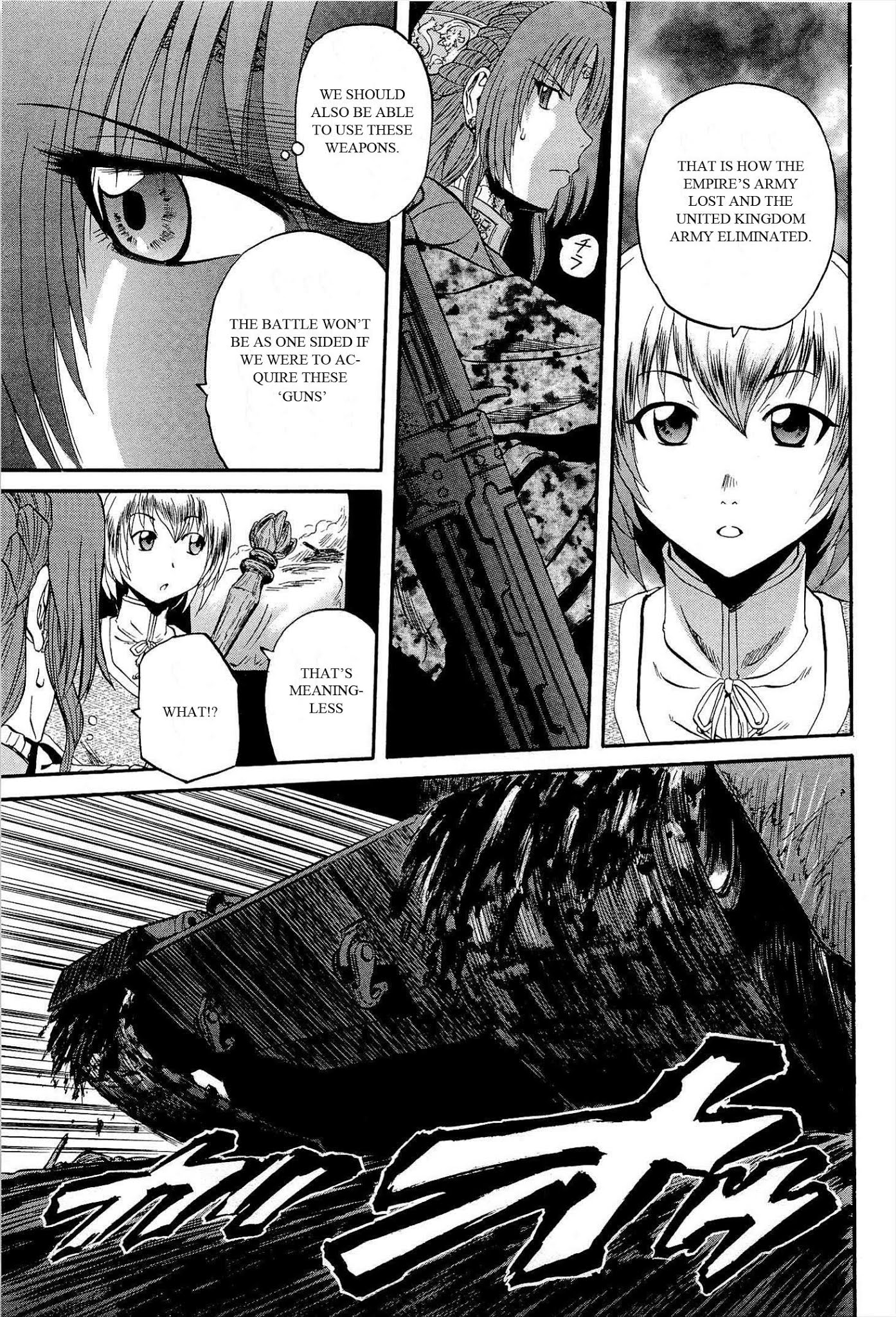 Gate - Jietai Kare no Chi nite, Kaku Tatakeri Chapter 15 page 11 - Chapter 15: Alnus Garrison