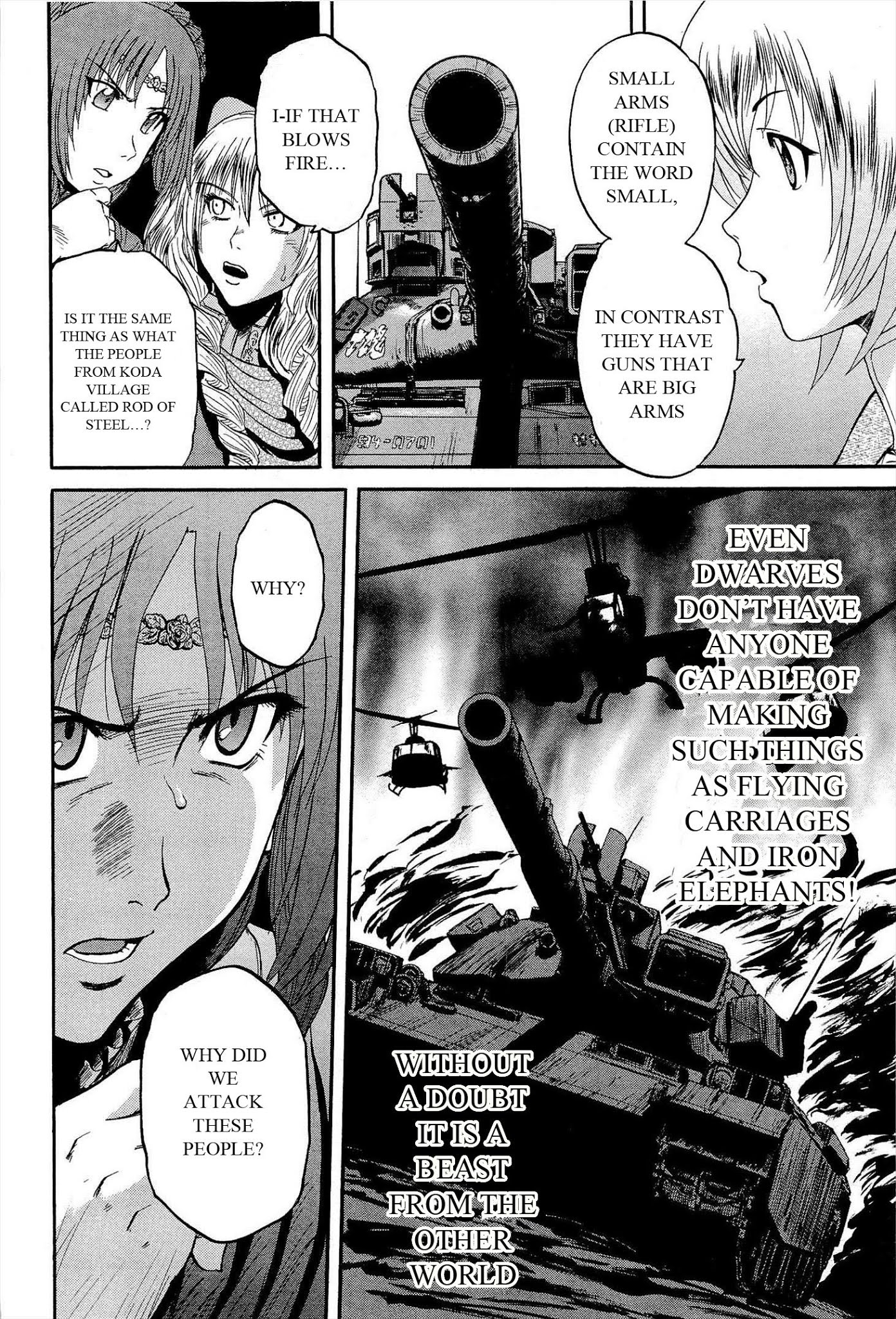 Gate - Jietai Kare no Chi nite, Kaku Tatakeri Chapter 15 page 15 - Chapter 15: Alnus Garrison