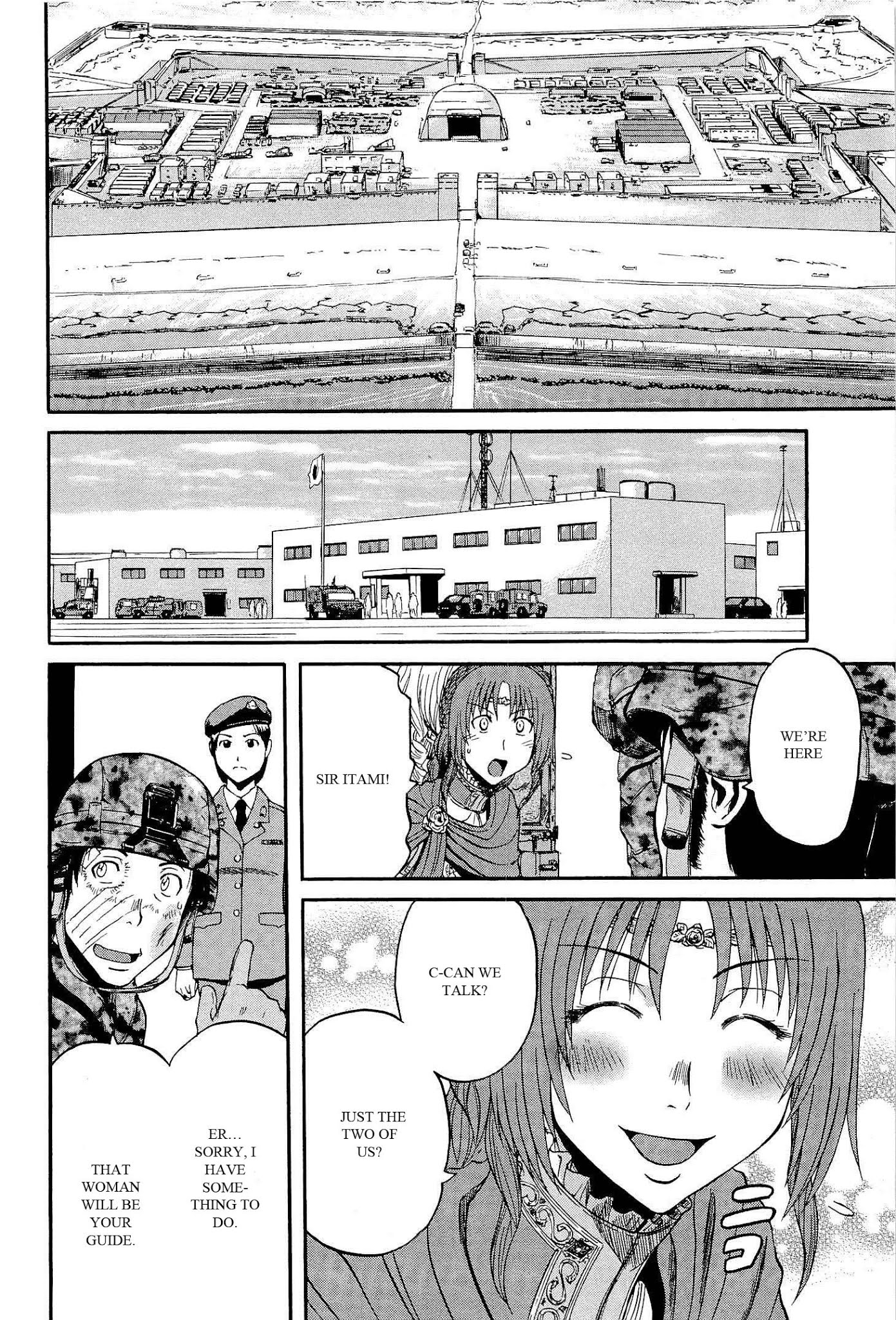 Gate - Jietai Kare no Chi nite, Kaku Tatakeri Chapter 15 page 17 - Chapter 15: Alnus Garrison