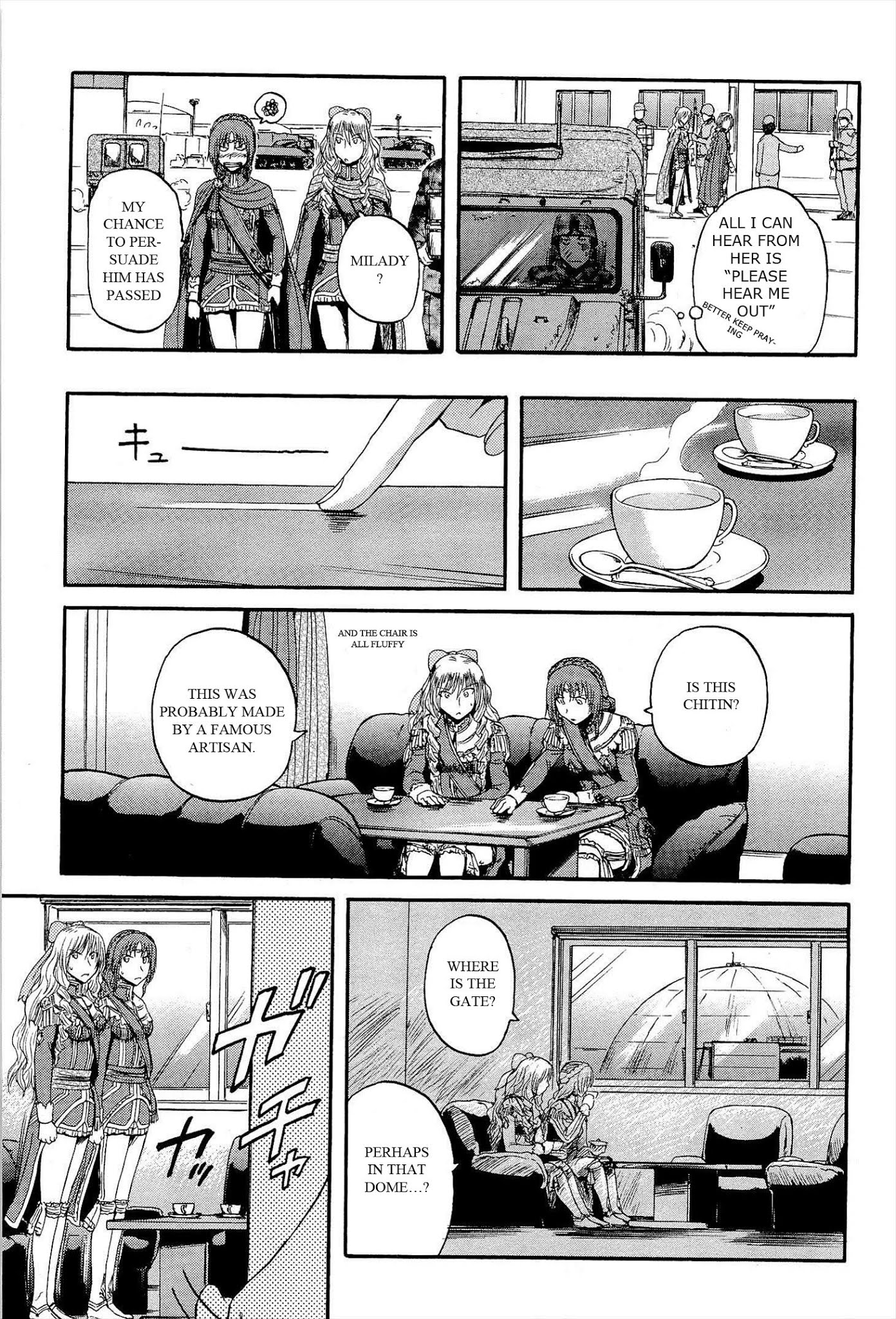 Gate - Jietai Kare no Chi nite, Kaku Tatakeri Chapter 15 page 18 - Chapter 15: Alnus Garrison
