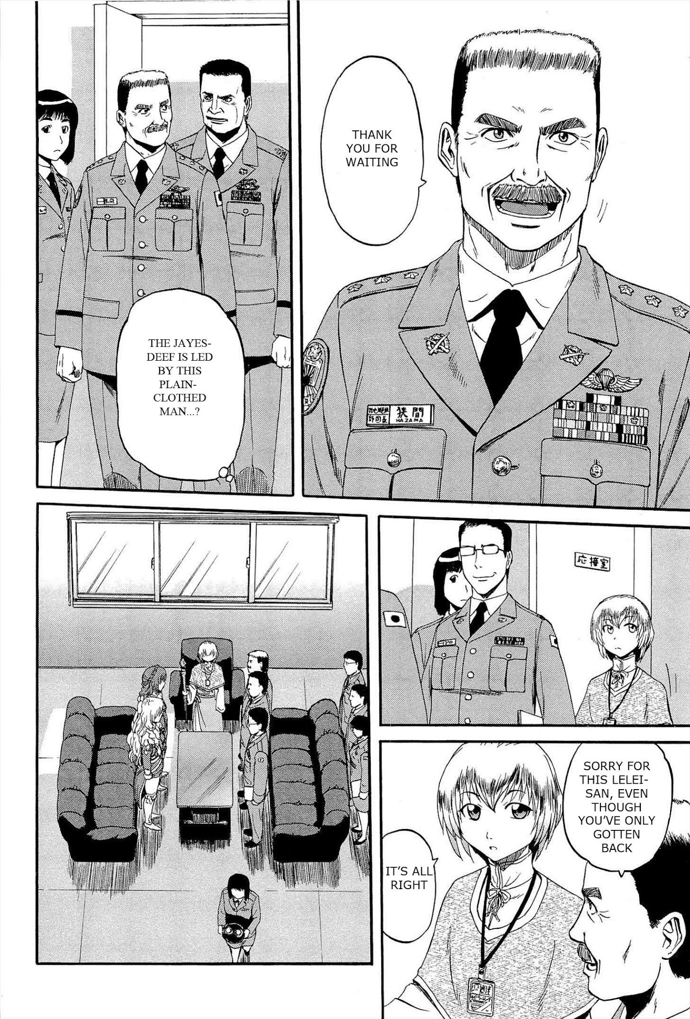Gate - Jietai Kare no Chi nite, Kaku Tatakeri Chapter 15 page 19 - Chapter 15: Alnus Garrison