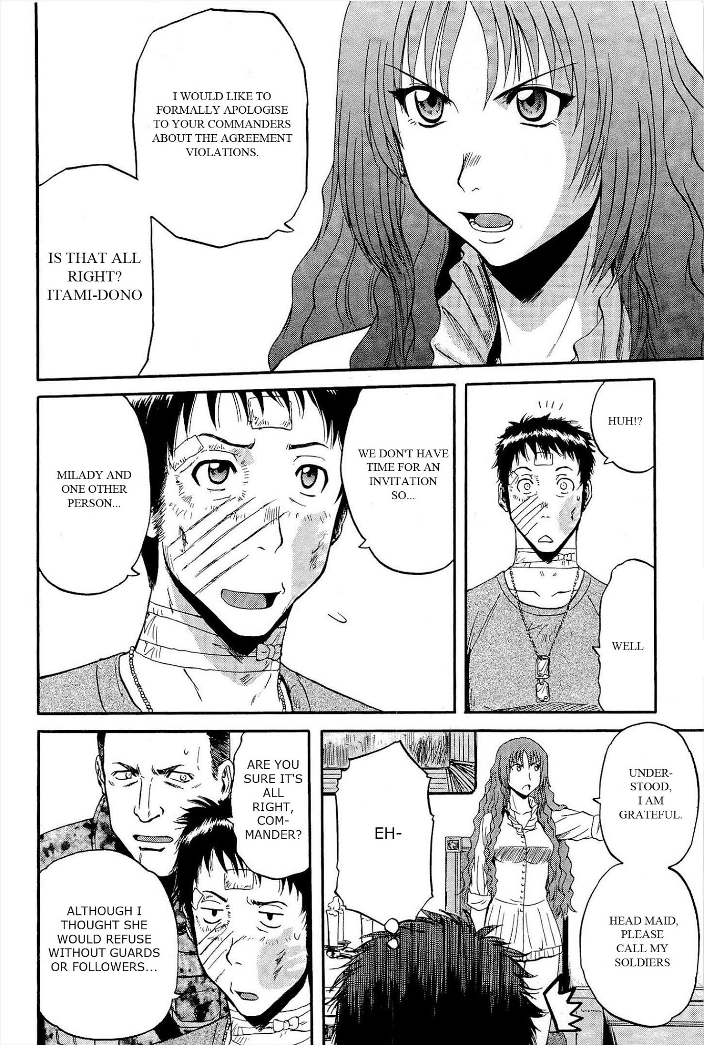 Gate - Jietai Kare no Chi nite, Kaku Tatakeri Chapter 15 page 2 - Chapter 15: Alnus Garrison