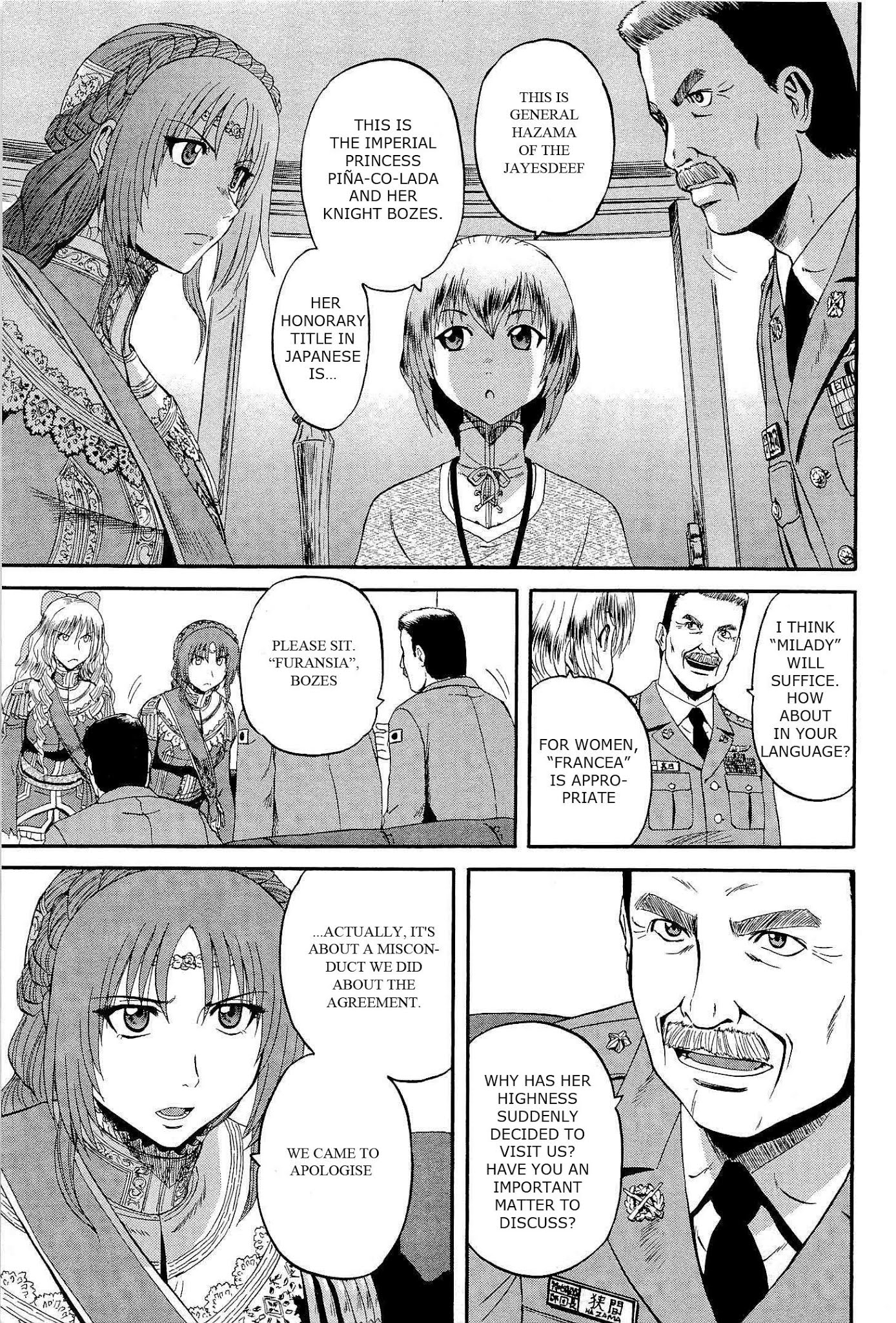 Gate - Jietai Kare no Chi nite, Kaku Tatakeri Chapter 15 page 20 - Chapter 15: Alnus Garrison