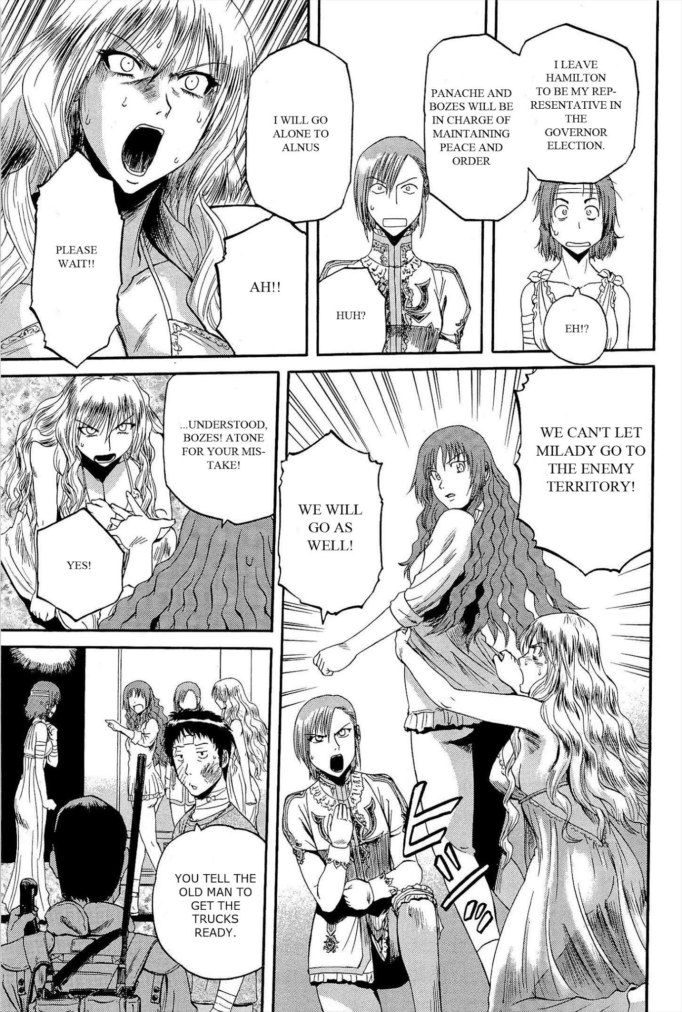 Gate - Jietai Kare no Chi nite, Kaku Tatakeri Chapter 15 page 3 - Chapter 15: Alnus Garrison