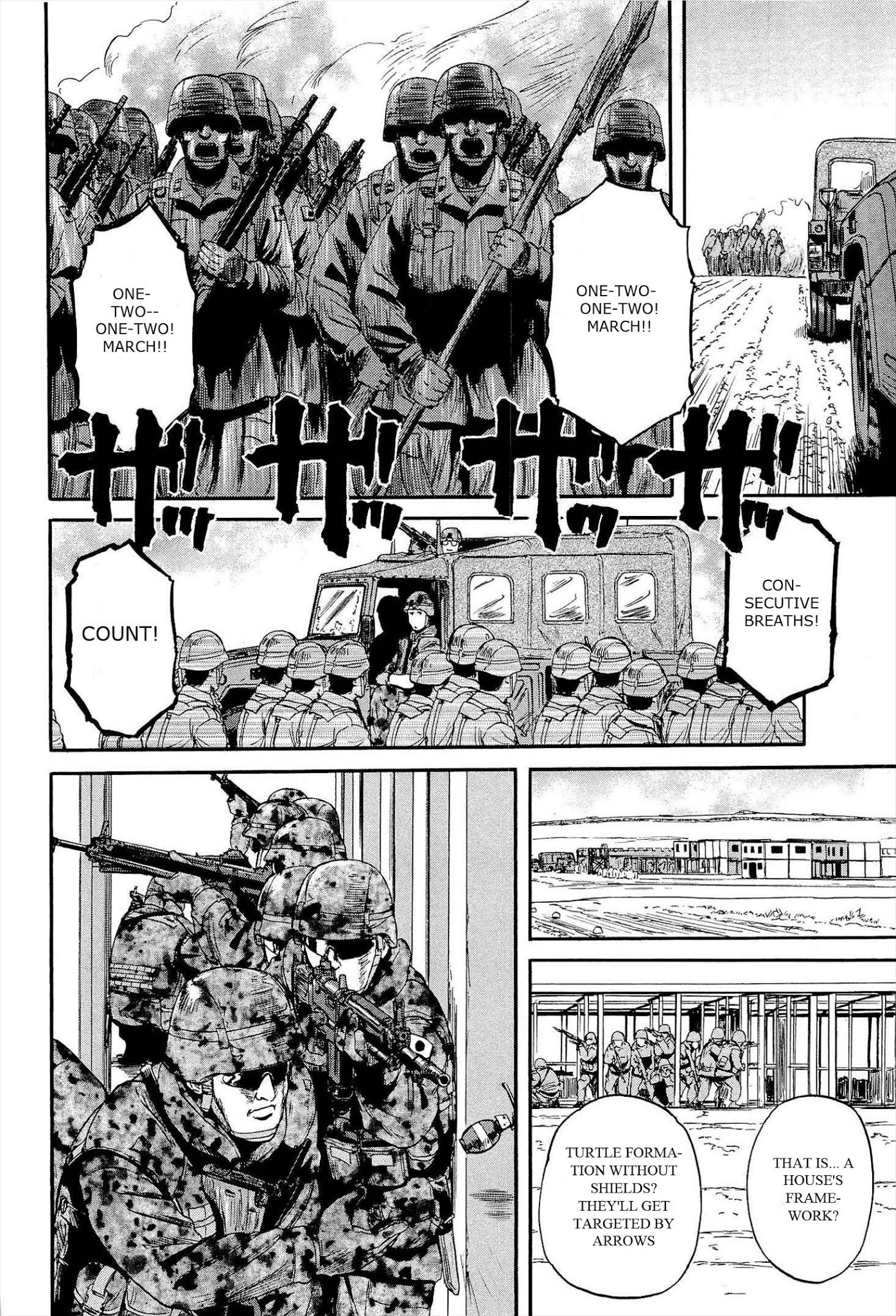 Gate - Jietai Kare no Chi nite, Kaku Tatakeri Chapter 15 page 8 - Chapter 15: Alnus Garrison