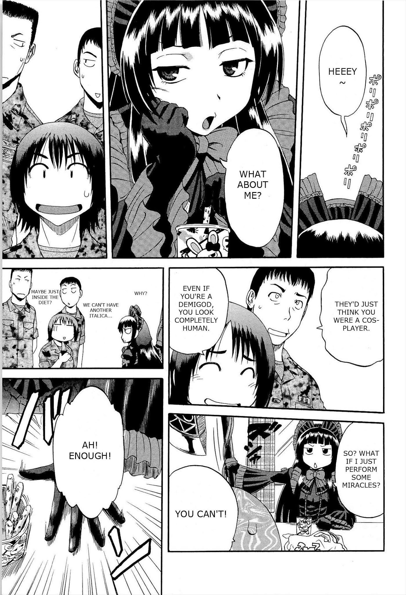 Gate - Jietai Kare no Chi nite, Kaku Tatakeri Chapter 16 page 15 - Chapter 16: To the Other Side of the Gate