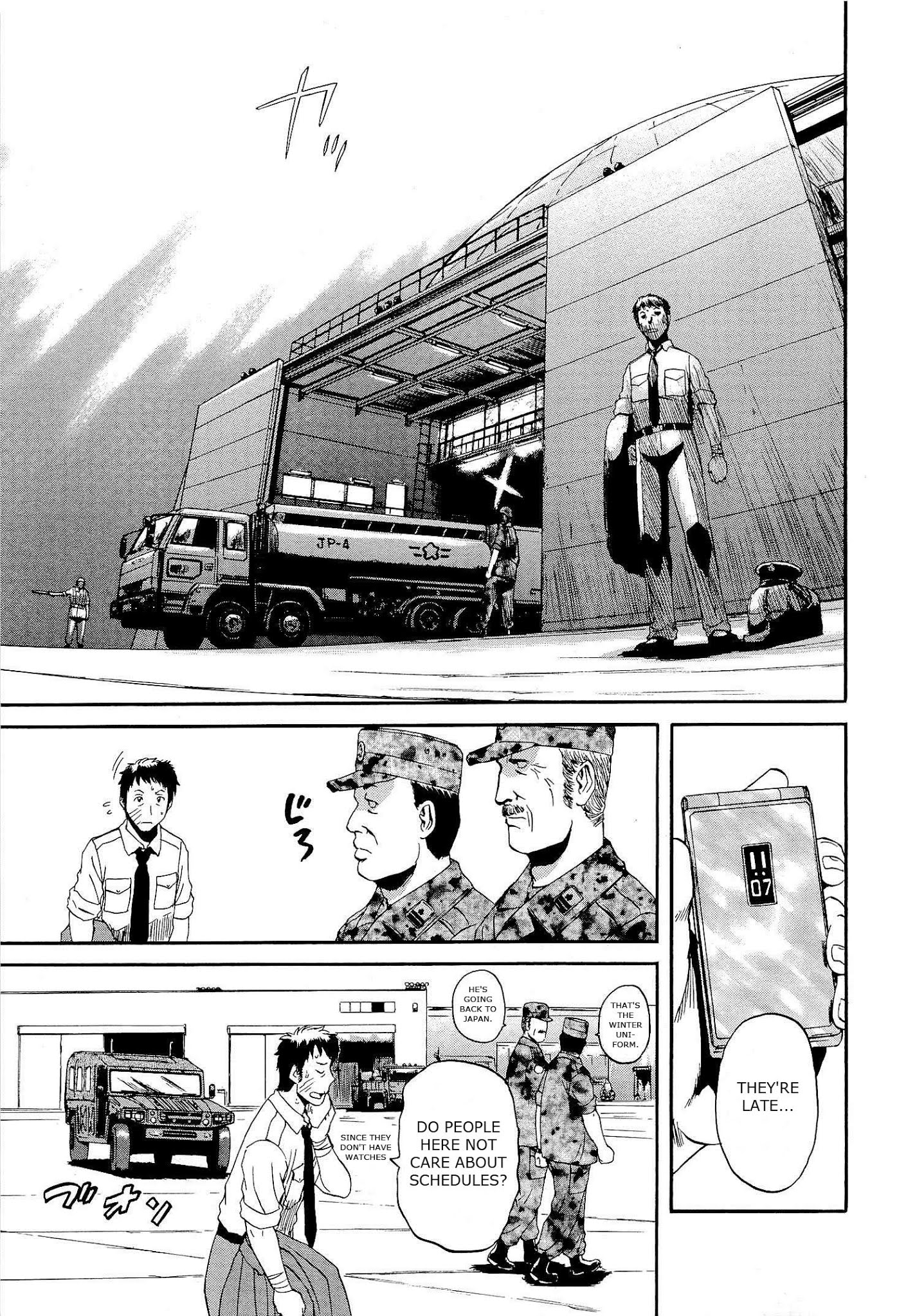 Gate - Jietai Kare no Chi nite, Kaku Tatakeri Chapter 16 page 17 - Chapter 16: To the Other Side of the Gate