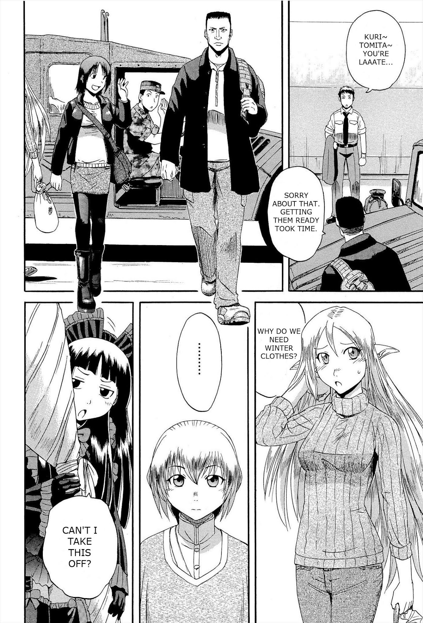 Gate - Jietai Kare no Chi nite, Kaku Tatakeri Chapter 16 page 18 - Chapter 16: To the Other Side of the Gate