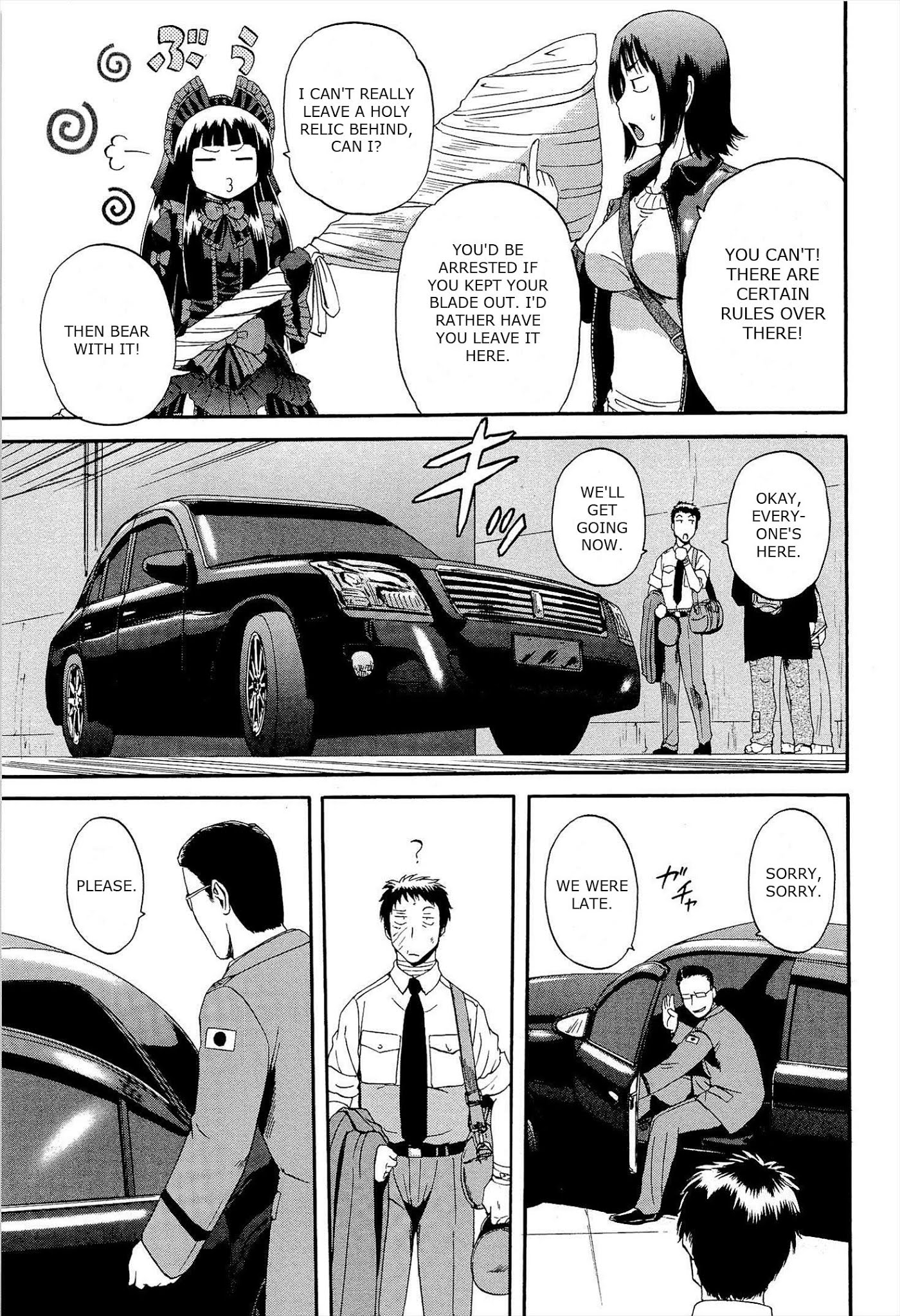 Gate - Jietai Kare no Chi nite, Kaku Tatakeri Chapter 16 page 19 - Chapter 16: To the Other Side of the Gate