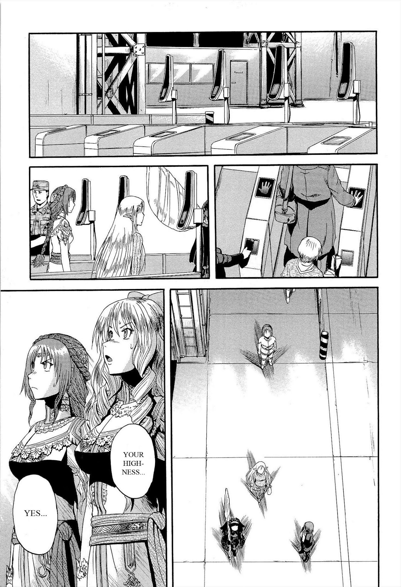 Gate - Jietai Kare no Chi nite, Kaku Tatakeri Chapter 16 page 23 - Chapter 16: To the Other Side of the Gate