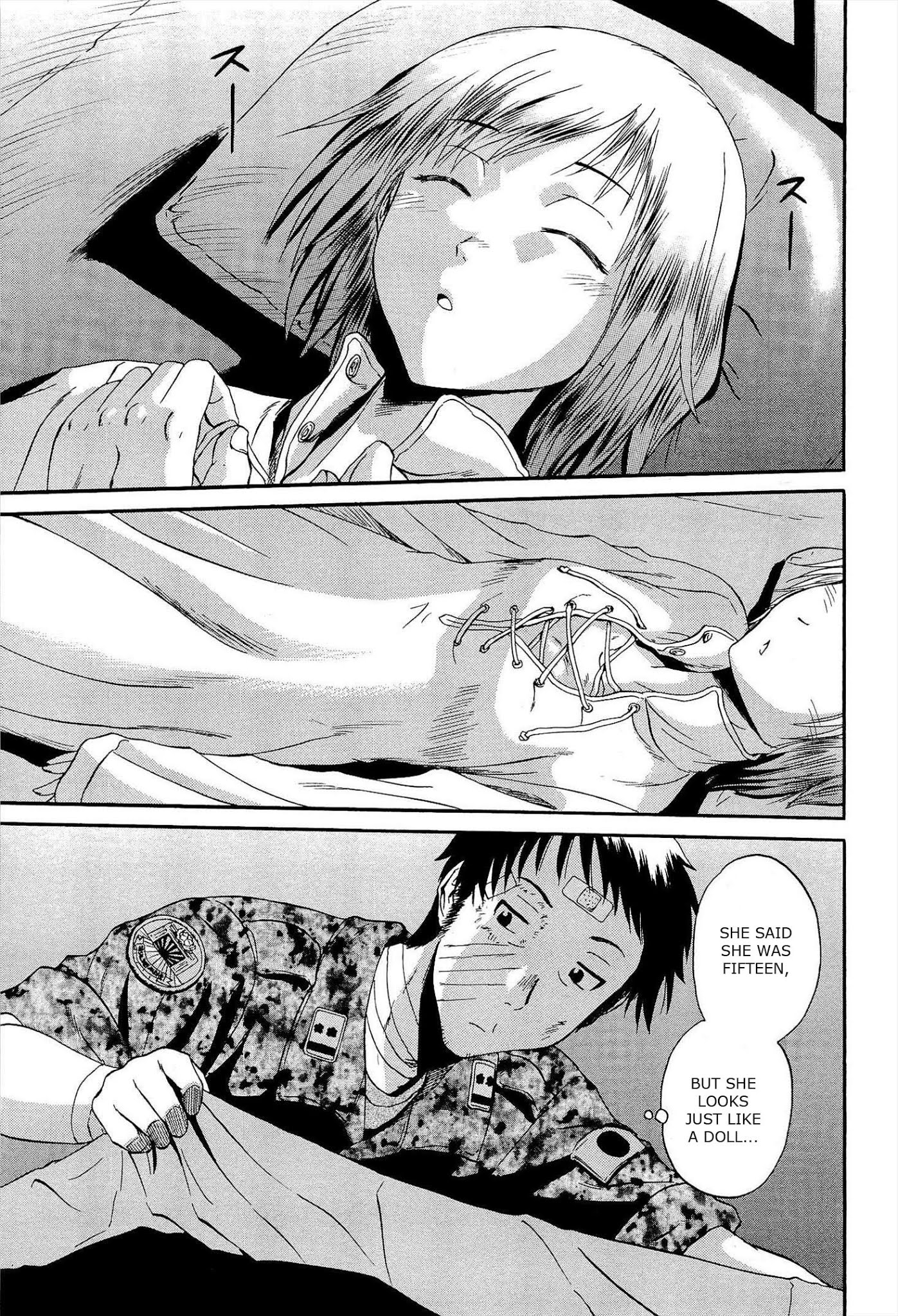 Gate - Jietai Kare no Chi nite, Kaku Tatakeri Chapter 16 page 9 - Chapter 16: To the Other Side of the Gate