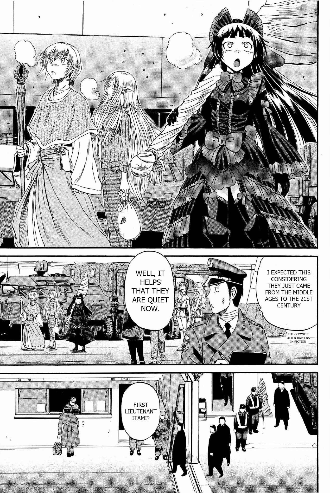 Gate - Jietai Kare no Chi nite, Kaku Tatakeri Chapter 17 page 16 - Chapter 17: At the World Beyond the Gate