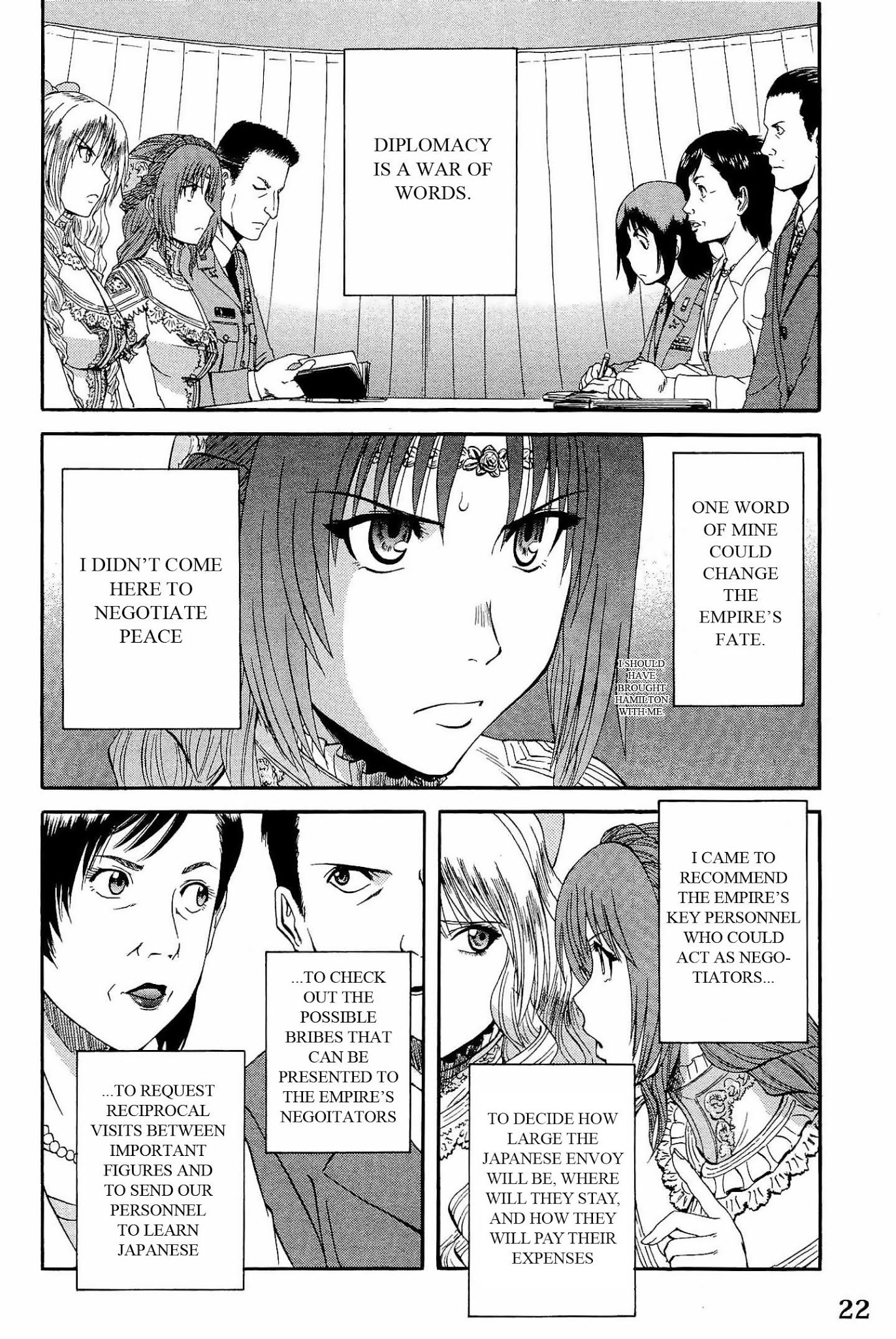 Gate - Jietai Kare no Chi nite, Kaku Tatakeri Chapter 17 page 29 - Chapter 17: At the World Beyond the Gate