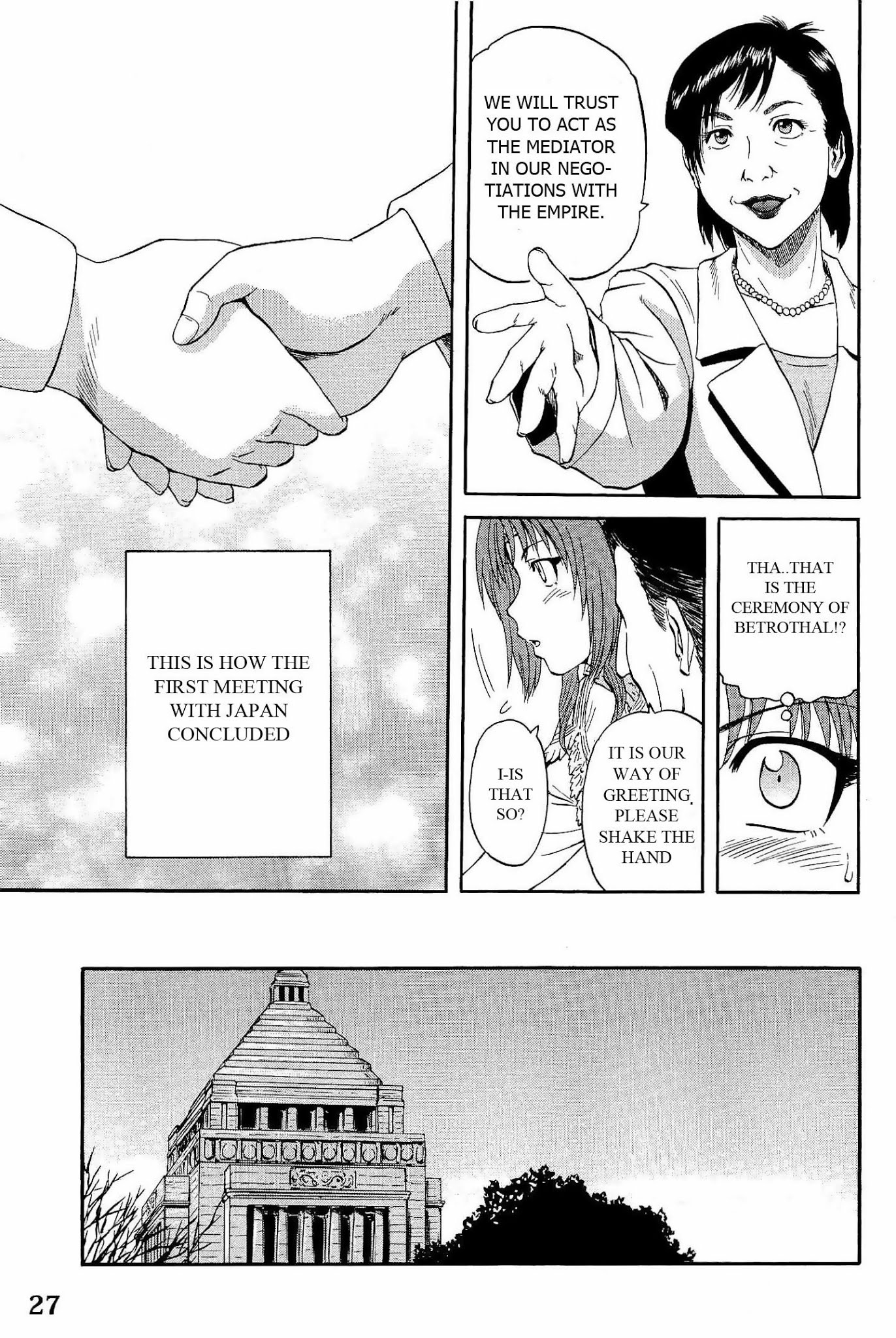 Gate - Jietai Kare no Chi nite, Kaku Tatakeri Chapter 17 page 34 - Chapter 17: At the World Beyond the Gate