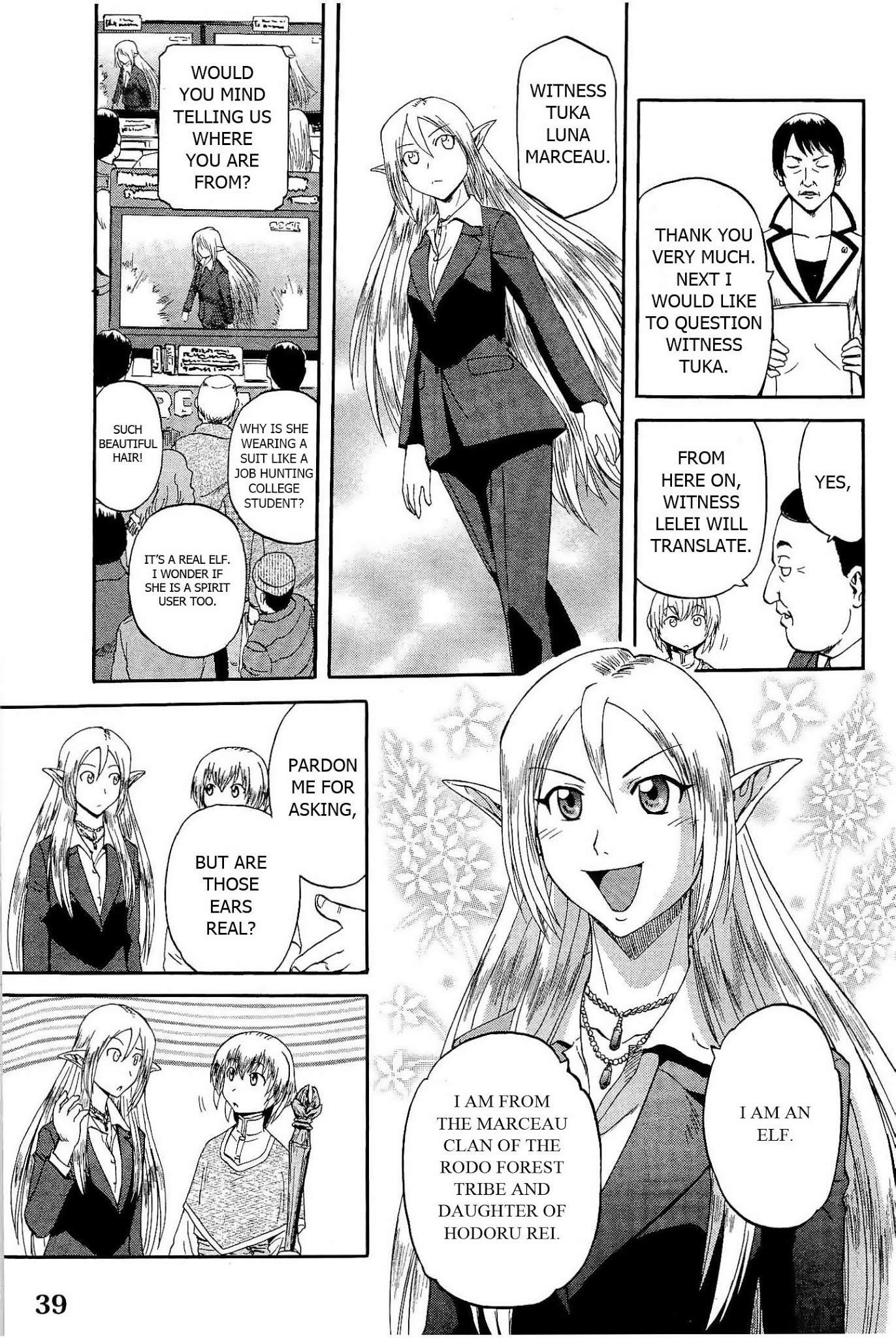 Gate - Jietai Kare no Chi nite, Kaku Tatakeri Chapter 18 page 11 - Chapter 18: The World's Greatest National Diet Broadcast