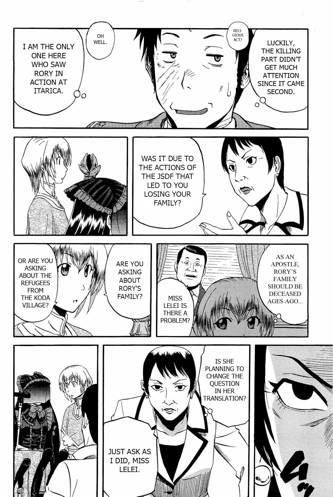 Gate - Jietai Kare no Chi nite, Kaku Tatakeri Chapter 18 page 16 - Chapter 18: The World's Greatest National Diet Broadcast