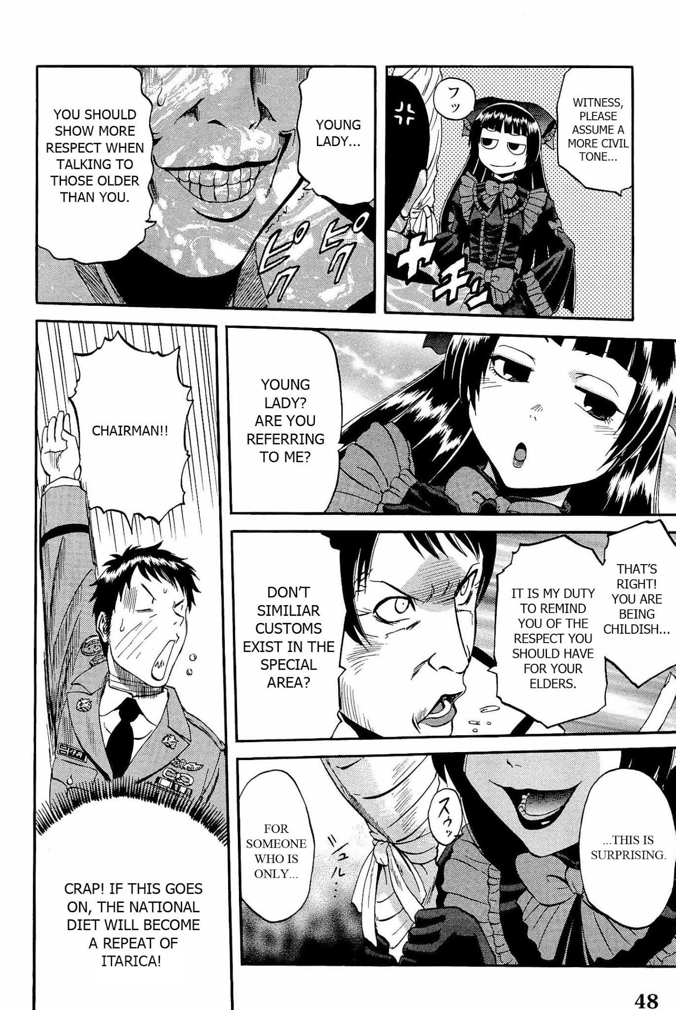 Gate - Jietai Kare no Chi nite, Kaku Tatakeri Chapter 18 page 20 - Chapter 18: The World's Greatest National Diet Broadcast