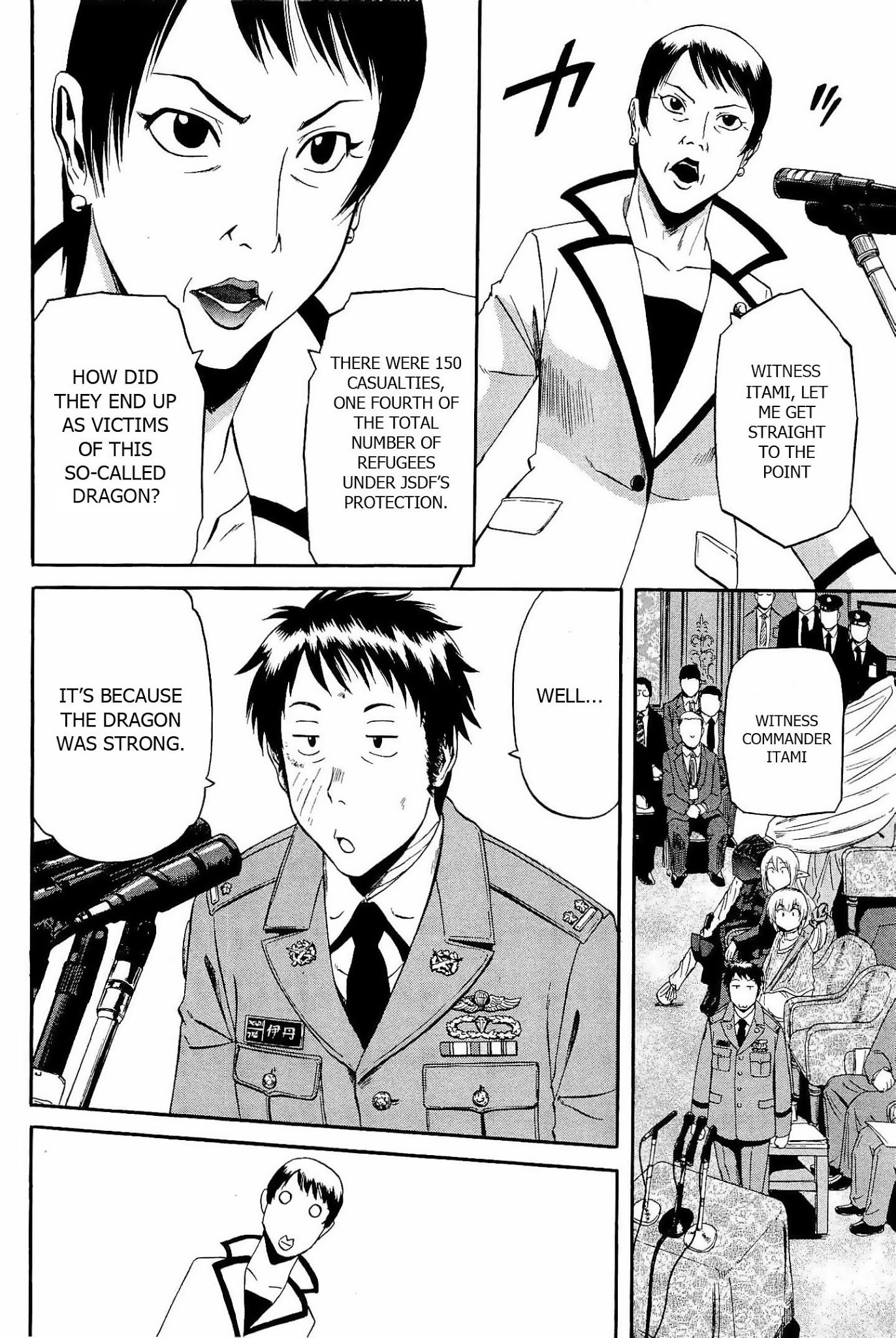 Gate - Jietai Kare no Chi nite, Kaku Tatakeri Chapter 18 page 6 - Chapter 18: The World's Greatest National Diet Broadcast