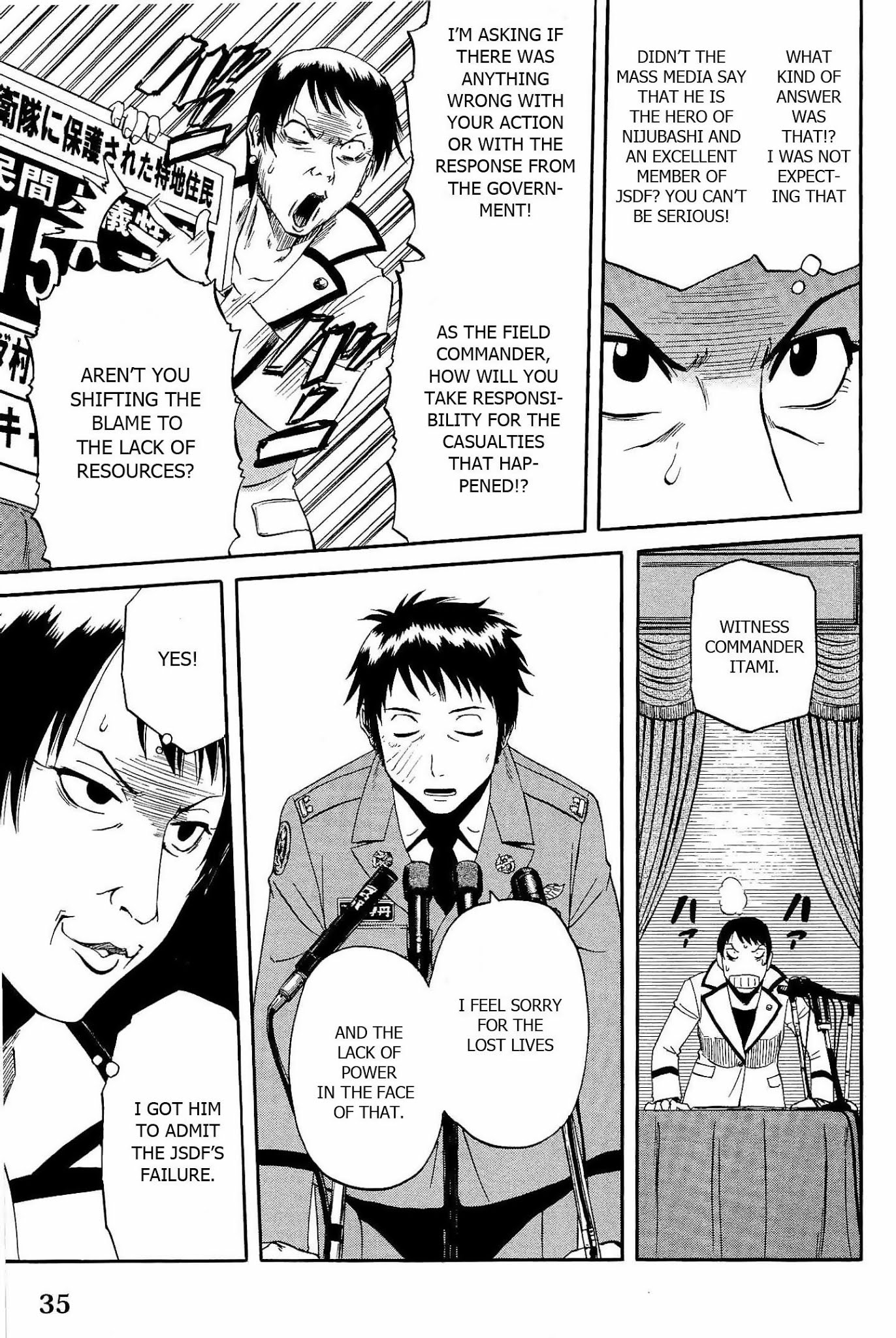 Gate - Jietai Kare no Chi nite, Kaku Tatakeri Chapter 18 page 7 - Chapter 18: The World's Greatest National Diet Broadcast