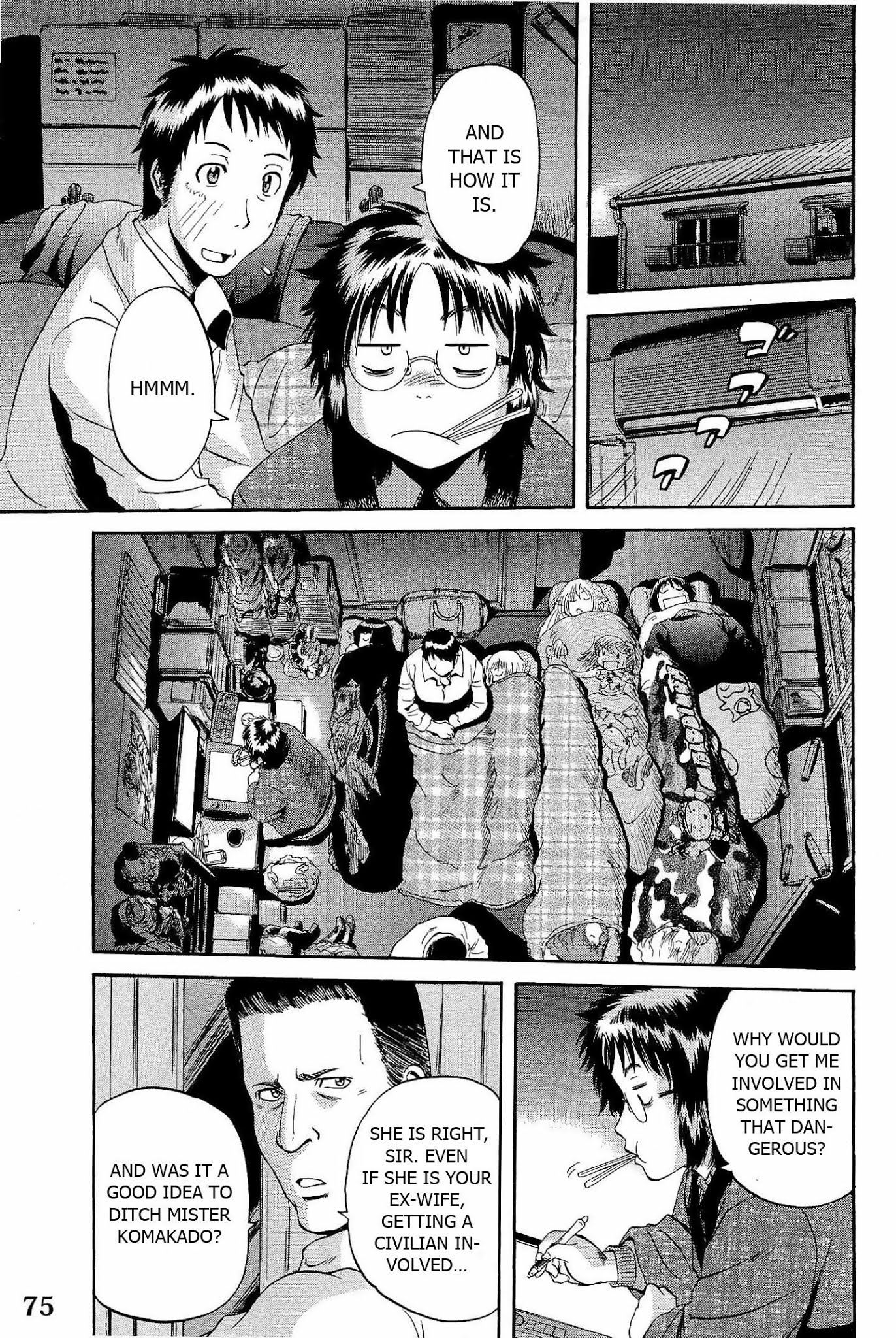 Gate - Jietai Kare no Chi nite, Kaku Tatakeri Chapter 19 page 21 - Chapter 19: Risa's Cluttered Room