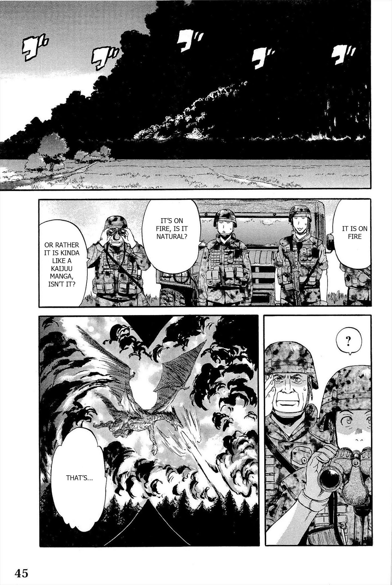 Gate - Jietai Kare no Chi nite, Kaku Tatakeri Chapter 2 page 13 - Chapter 2: Third Recon Team to the Special Region