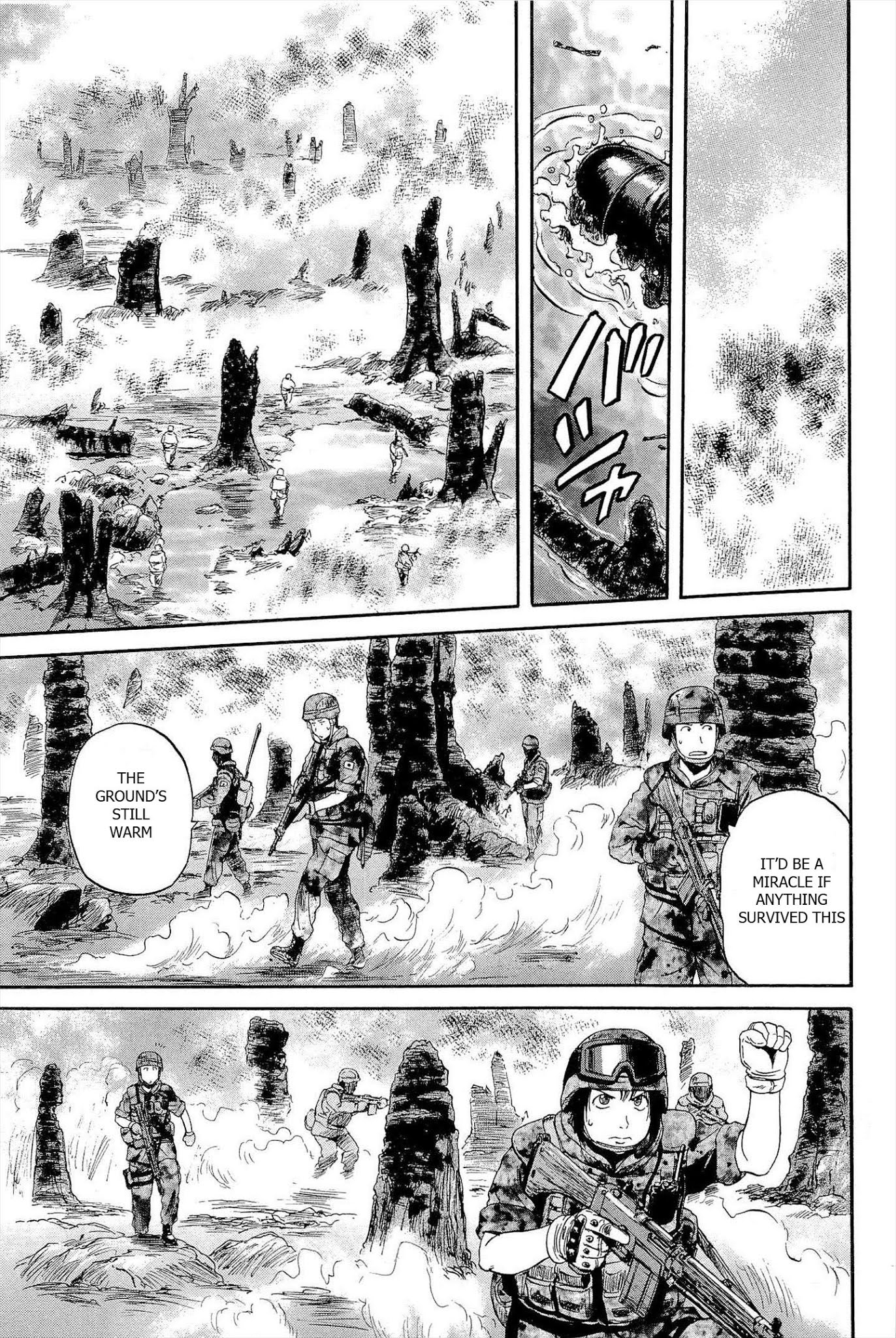 Gate - Jietai Kare no Chi nite, Kaku Tatakeri Chapter 2 page 15 - Chapter 2: Third Recon Team to the Special Region