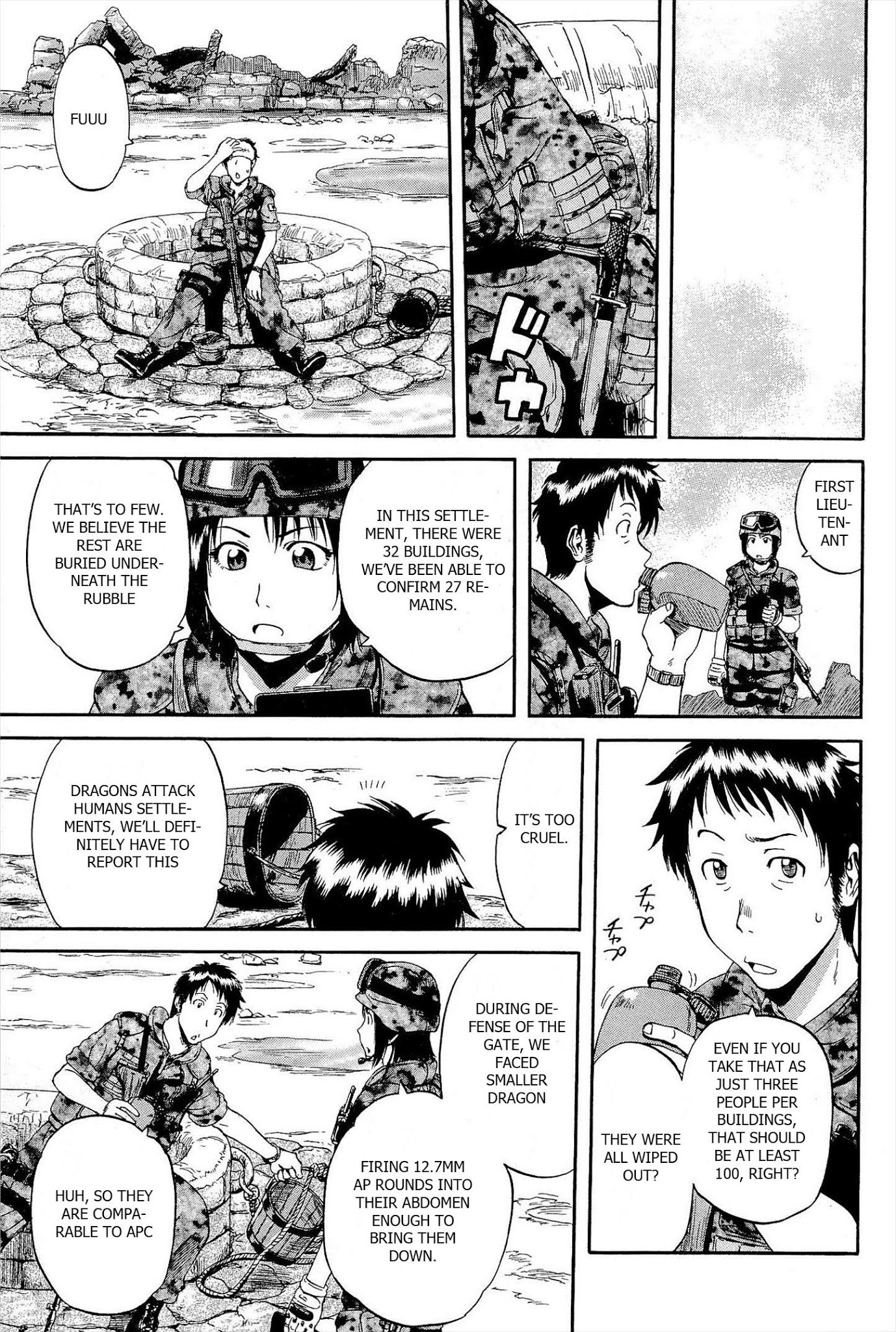 Gate - Jietai Kare no Chi nite, Kaku Tatakeri Chapter 2 page 17 - Chapter 2: Third Recon Team to the Special Region