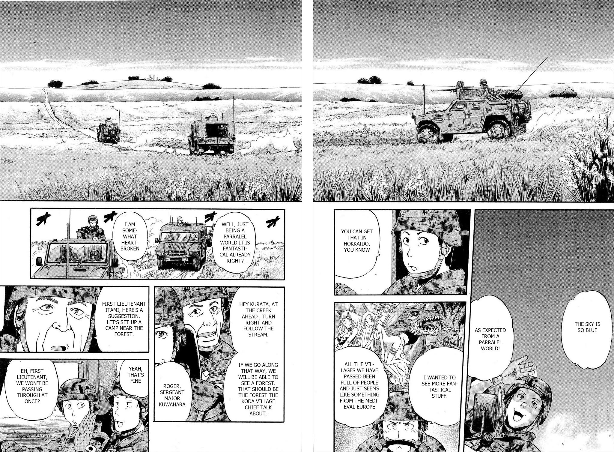 Gate - Jietai Kare no Chi nite, Kaku Tatakeri Chapter 2 page 9 - Chapter 2: Third Recon Team to the Special Region