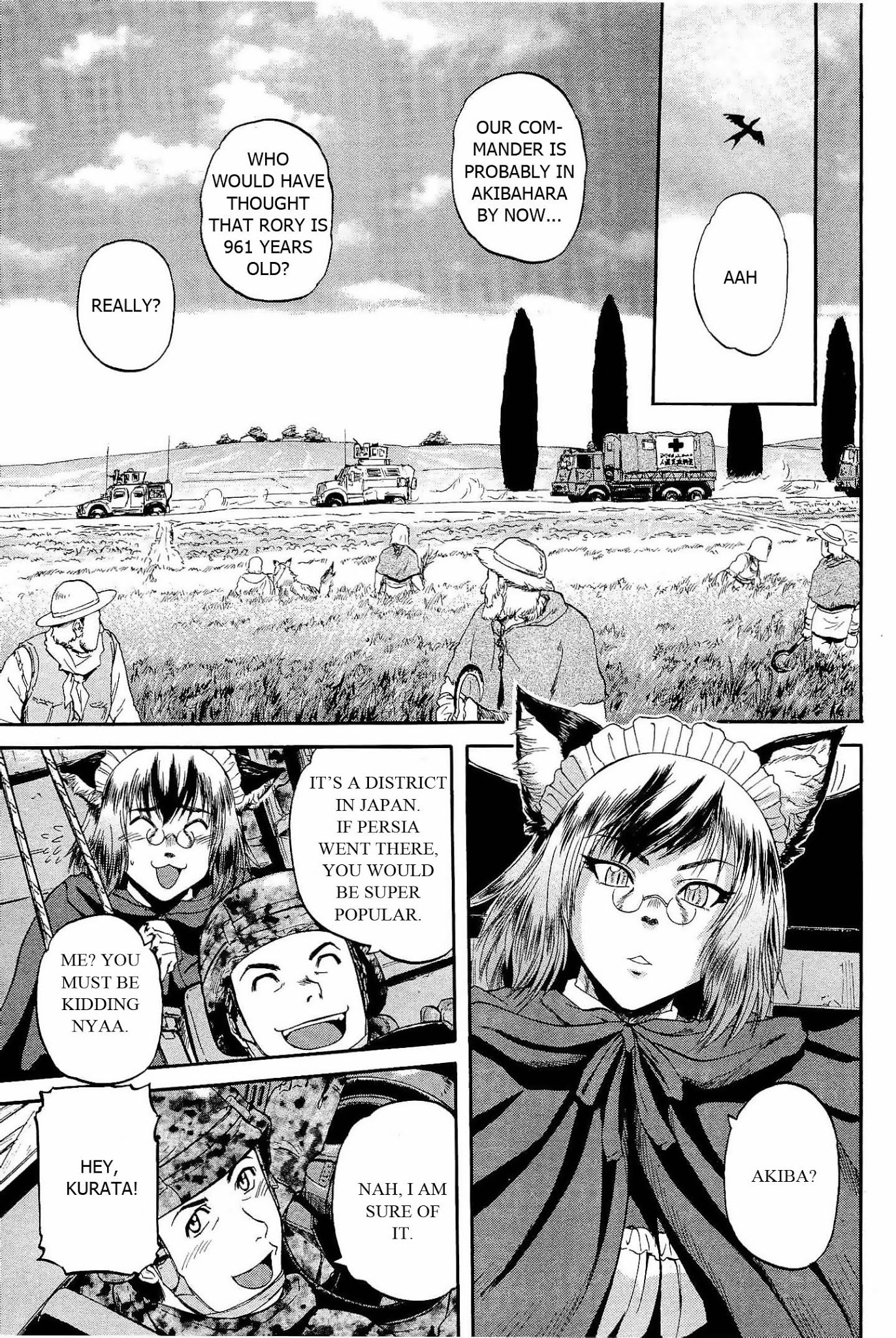 Gate - Jietai Kare no Chi nite, Kaku Tatakeri Chapter 20 page 21 - Chapter 20: Sightseeing in Tokyo