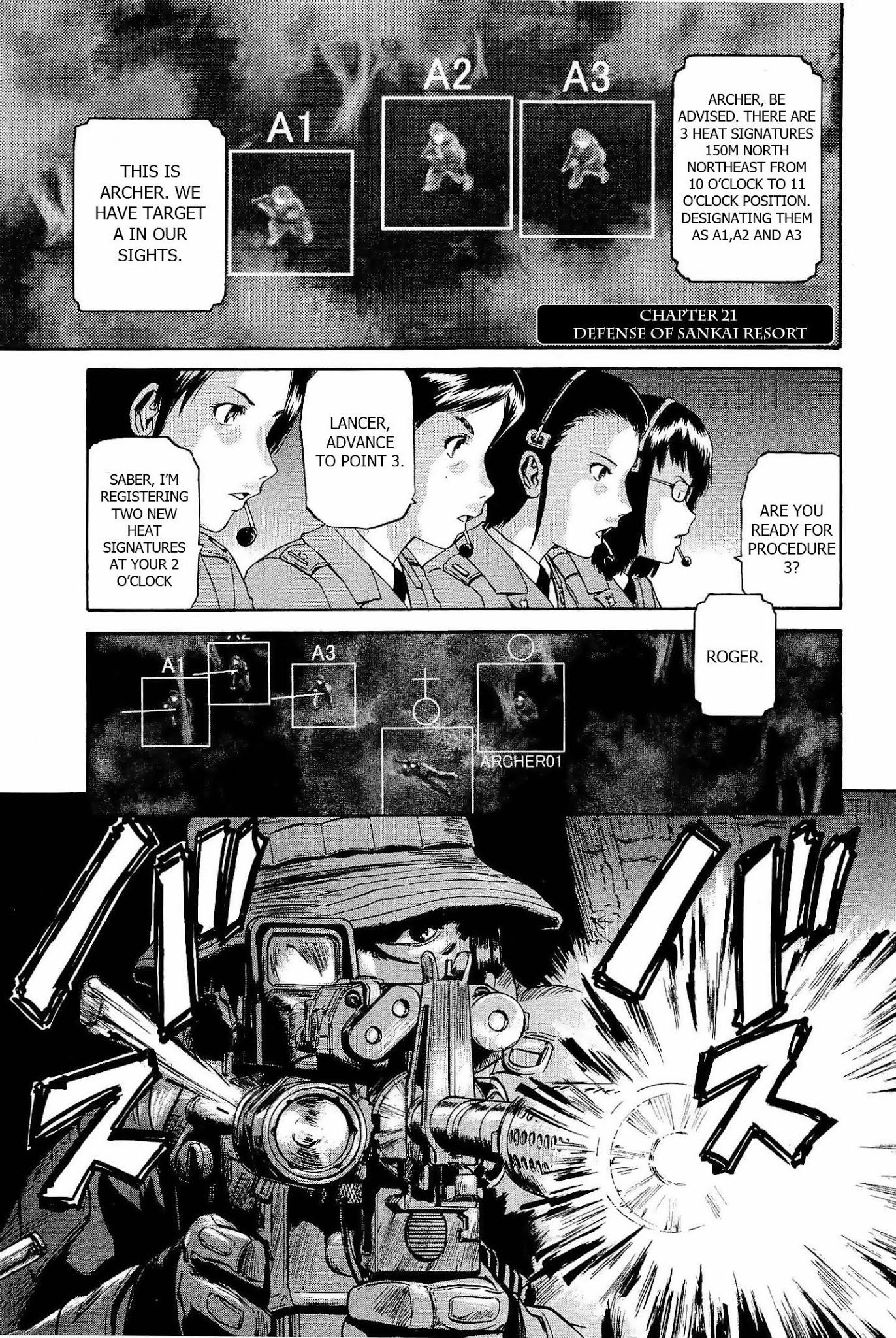 Gate - Jietai Kare no Chi nite, Kaku Tatakeri Chapter 21 page 1 - Chapter 21: Defense of Sankai Resort