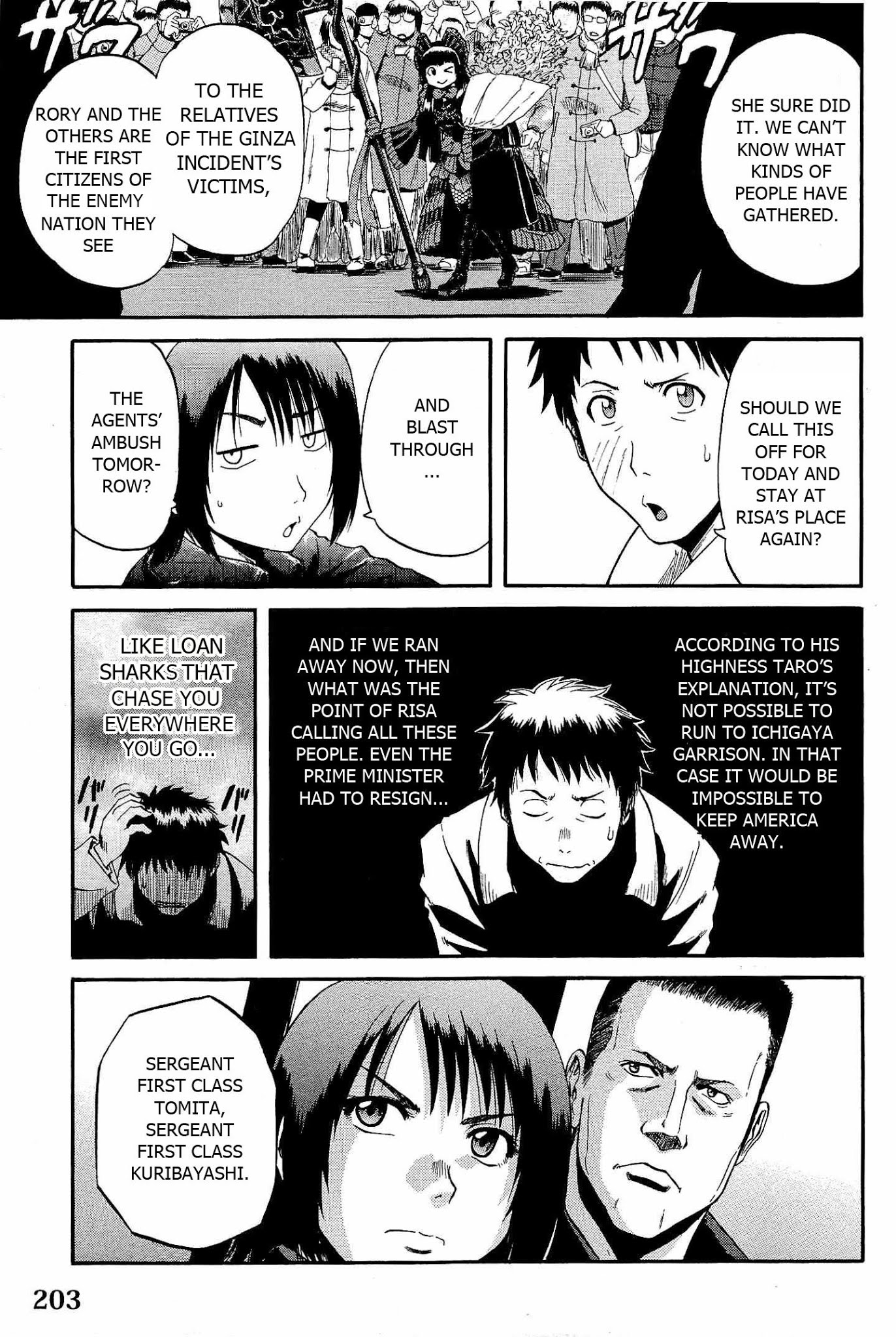 Gate - Jietai Kare no Chi nite, Kaku Tatakeri Chapter 24 page 11 - Chapter 24: Ginza Garrison