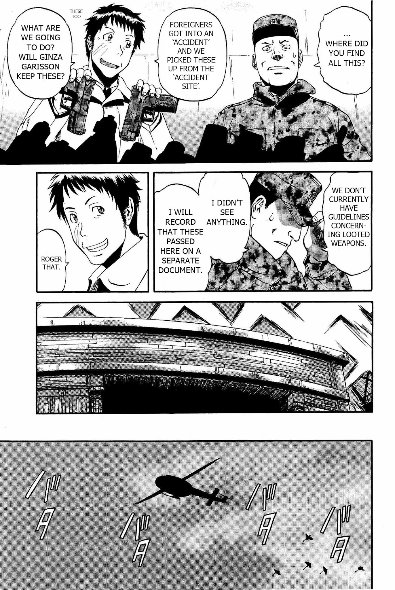 Gate - Jietai Kare no Chi nite, Kaku Tatakeri Chapter 24 page 27 - Chapter 24: Ginza Garrison