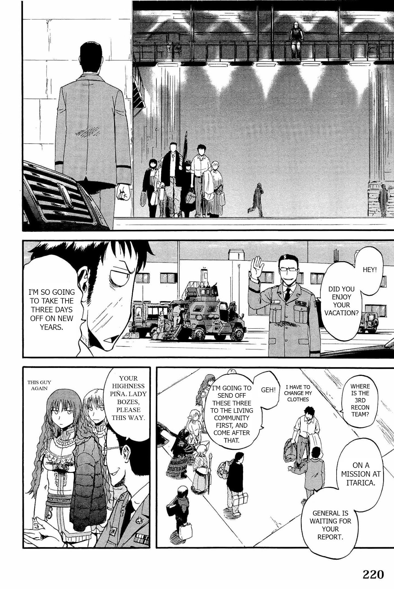 Gate - Jietai Kare no Chi nite, Kaku Tatakeri Chapter 24 page 28 - Chapter 24: Ginza Garrison